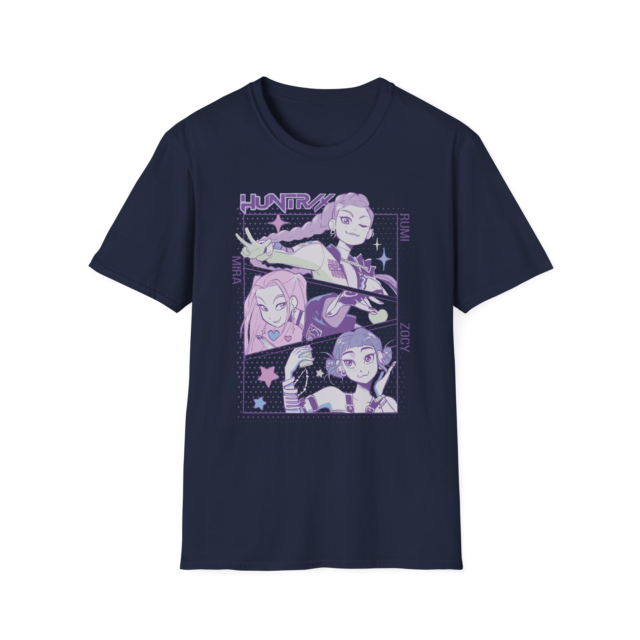 Kpop Demon Hunters Huntrix Unisex Softstyle T-Shirt