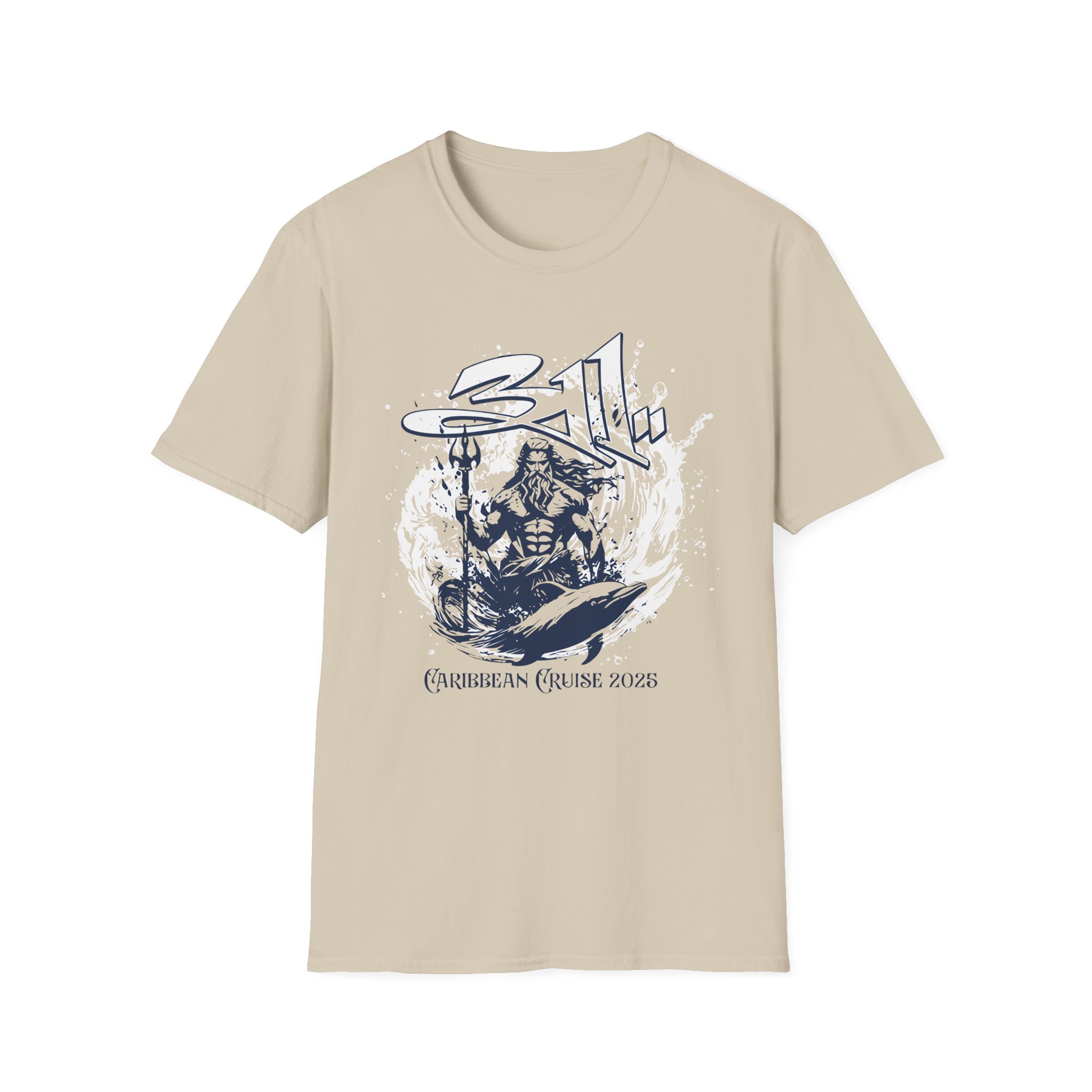 311 Caribbean Cruise 2025 Poseidon Unisex Softstyle T-Shirt