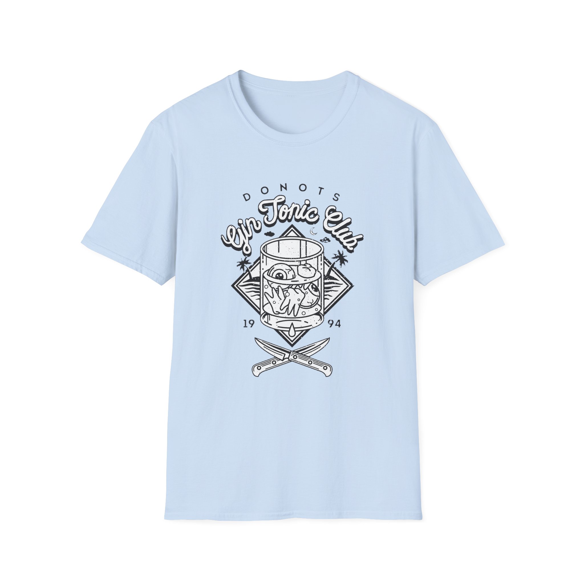 Donots Gin Tonic Club Unisex Softstyle T-Shirt