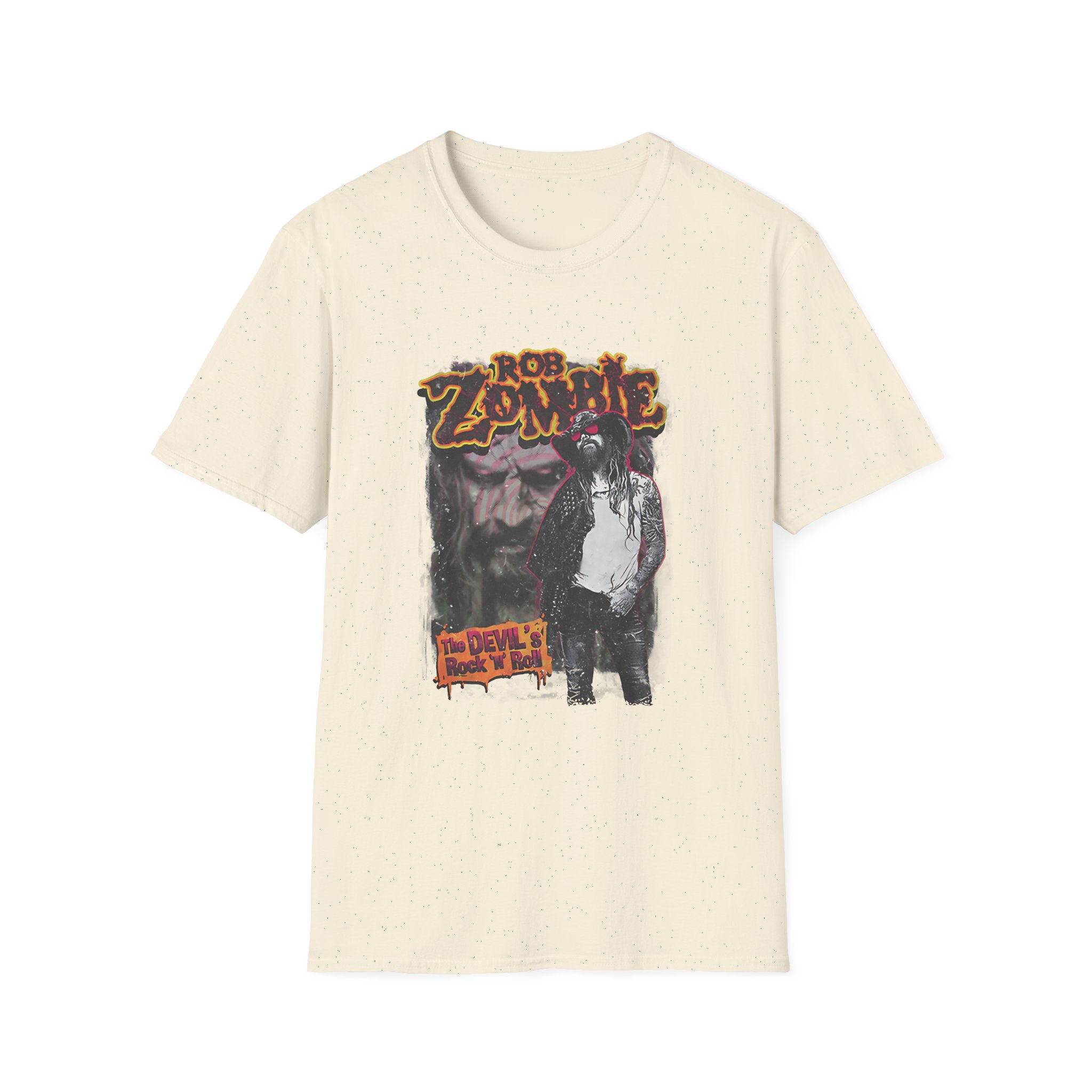 Rob Zombie Devils Rock N Roll Unisex Softstyle T-Shirt