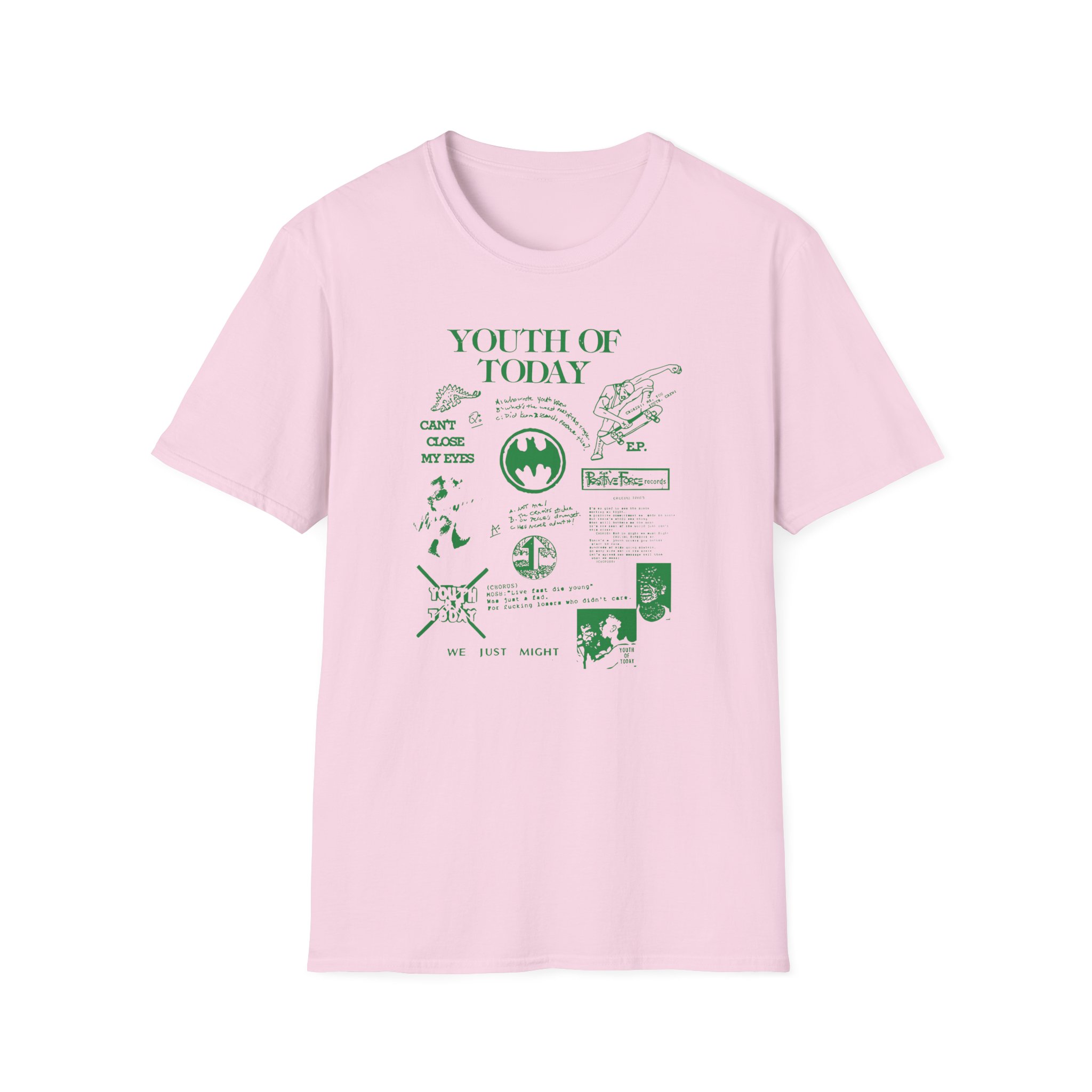 Youth of Today Three Question Trivia Unisex Softstyle T-Shirt