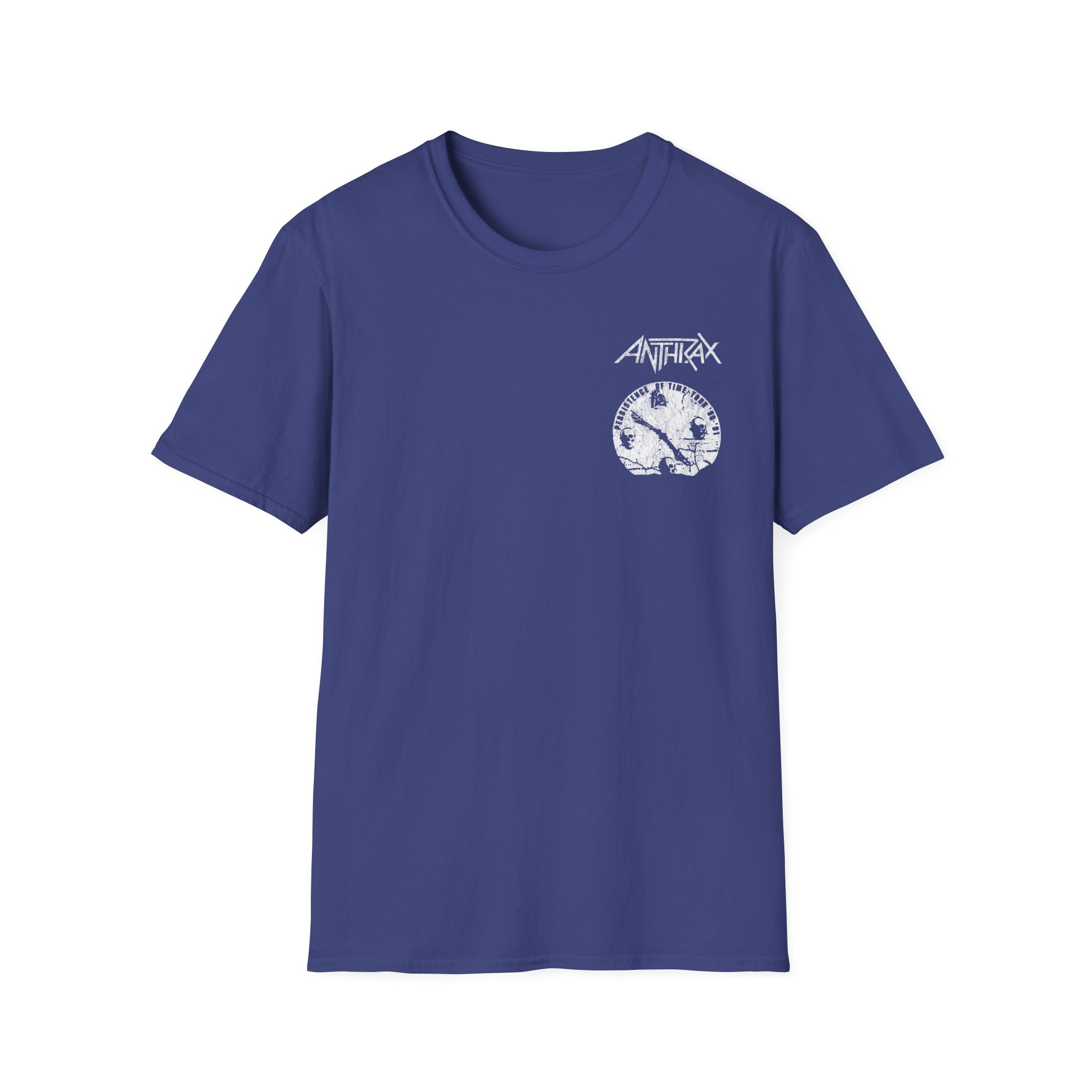 Anthrax Broken Clock Unisex Softstyle T-Shirt
