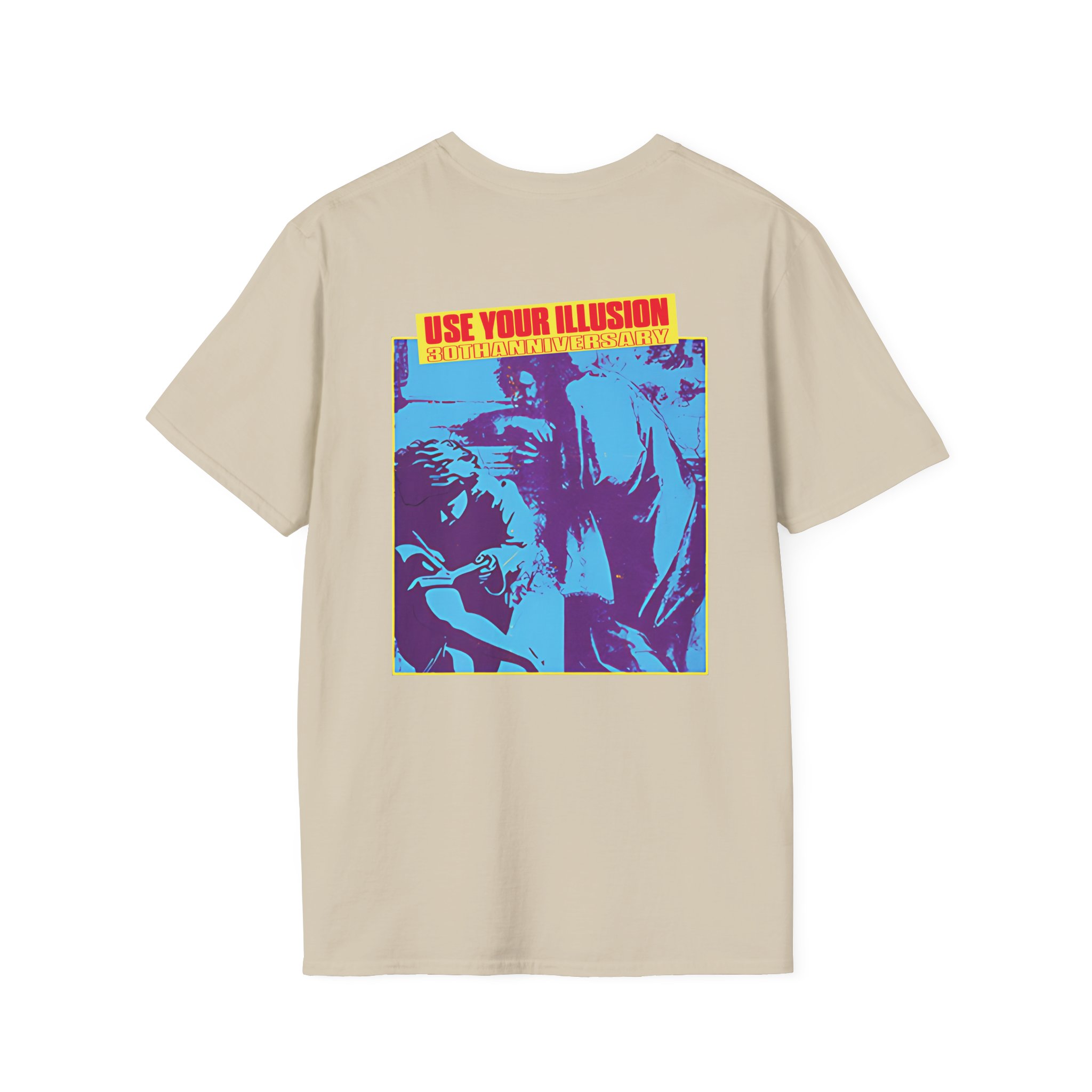 Guns N Roses 30th Anniversary Use Your Illusion Unisex Softstyle T-Shirt