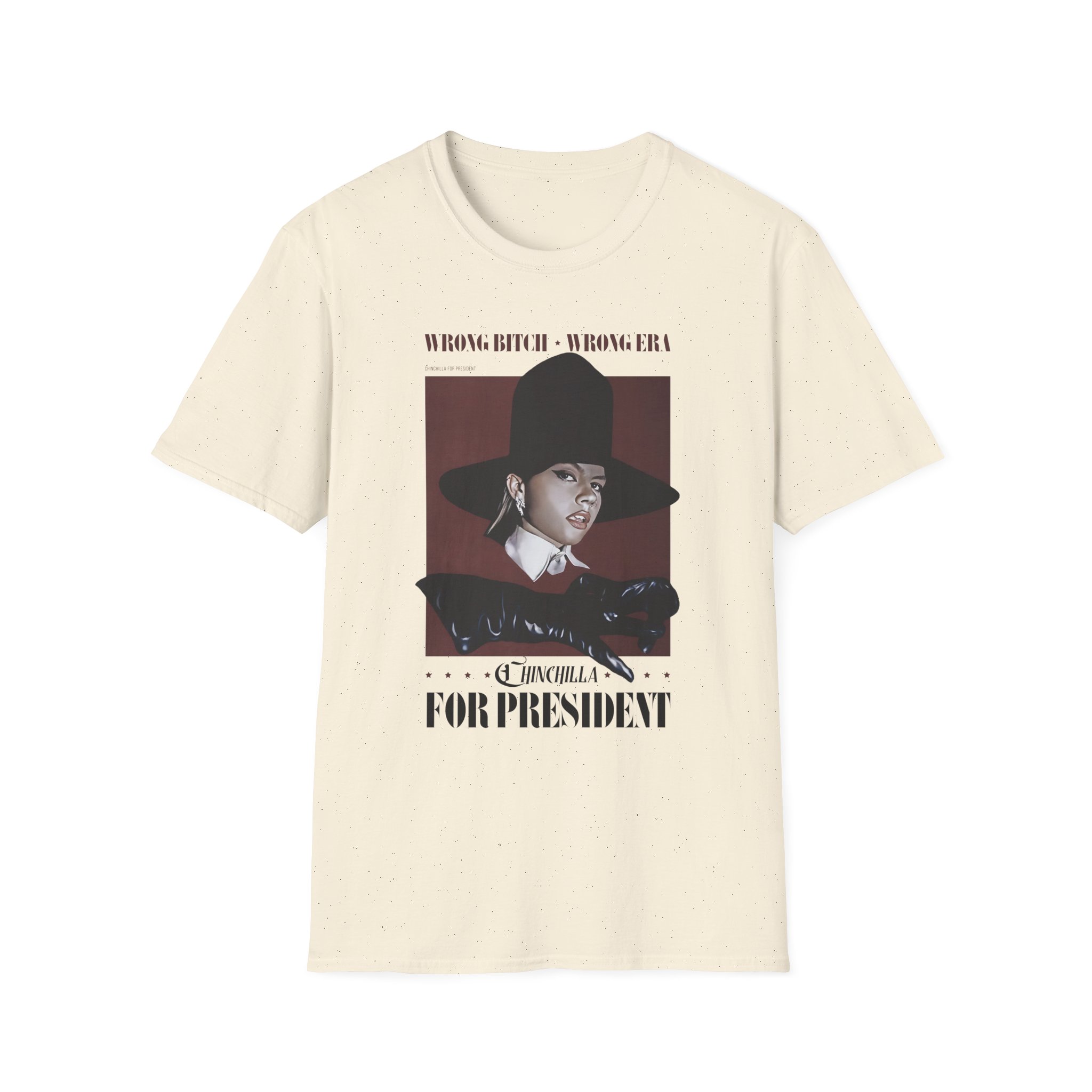 Chinchilla for President Unisex Softstyle T-Shirt