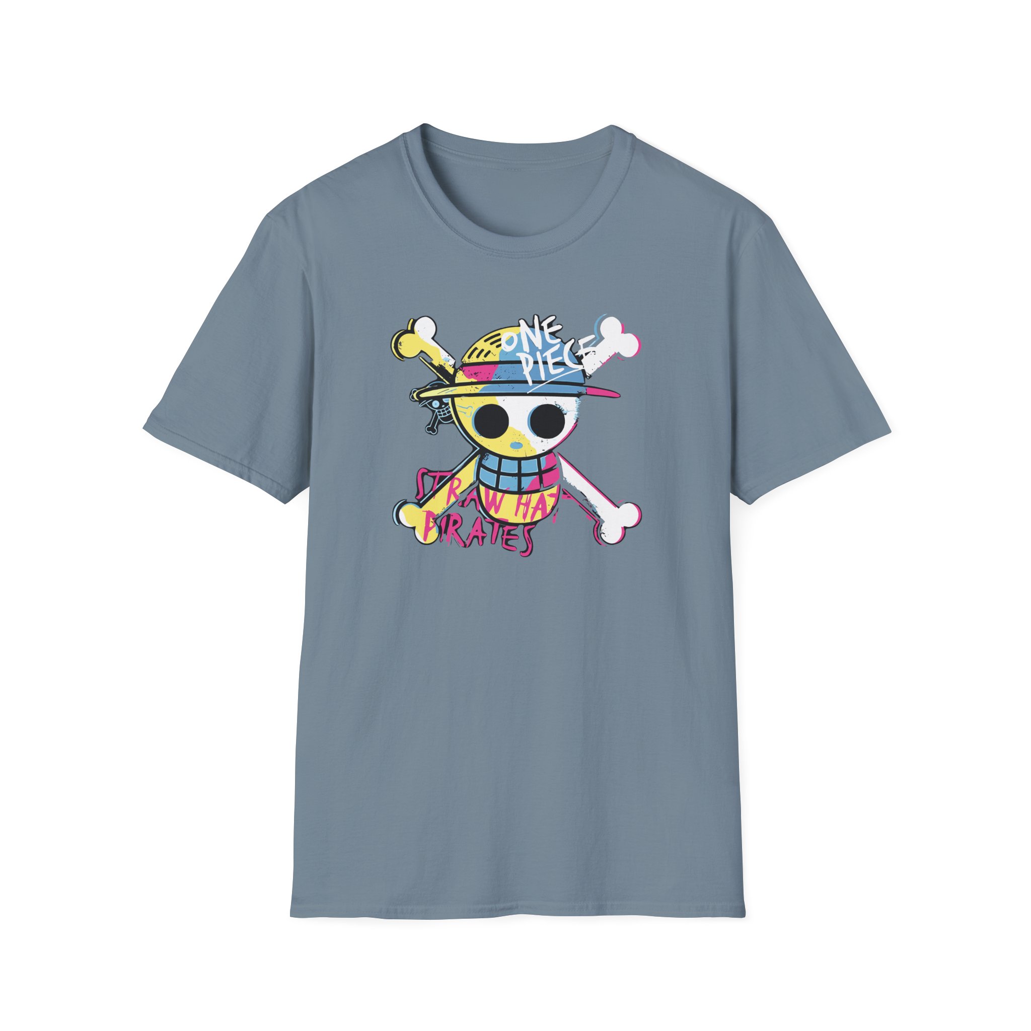 One Piece Straw Hat Pirates Unisex Softstyle T-Shirt