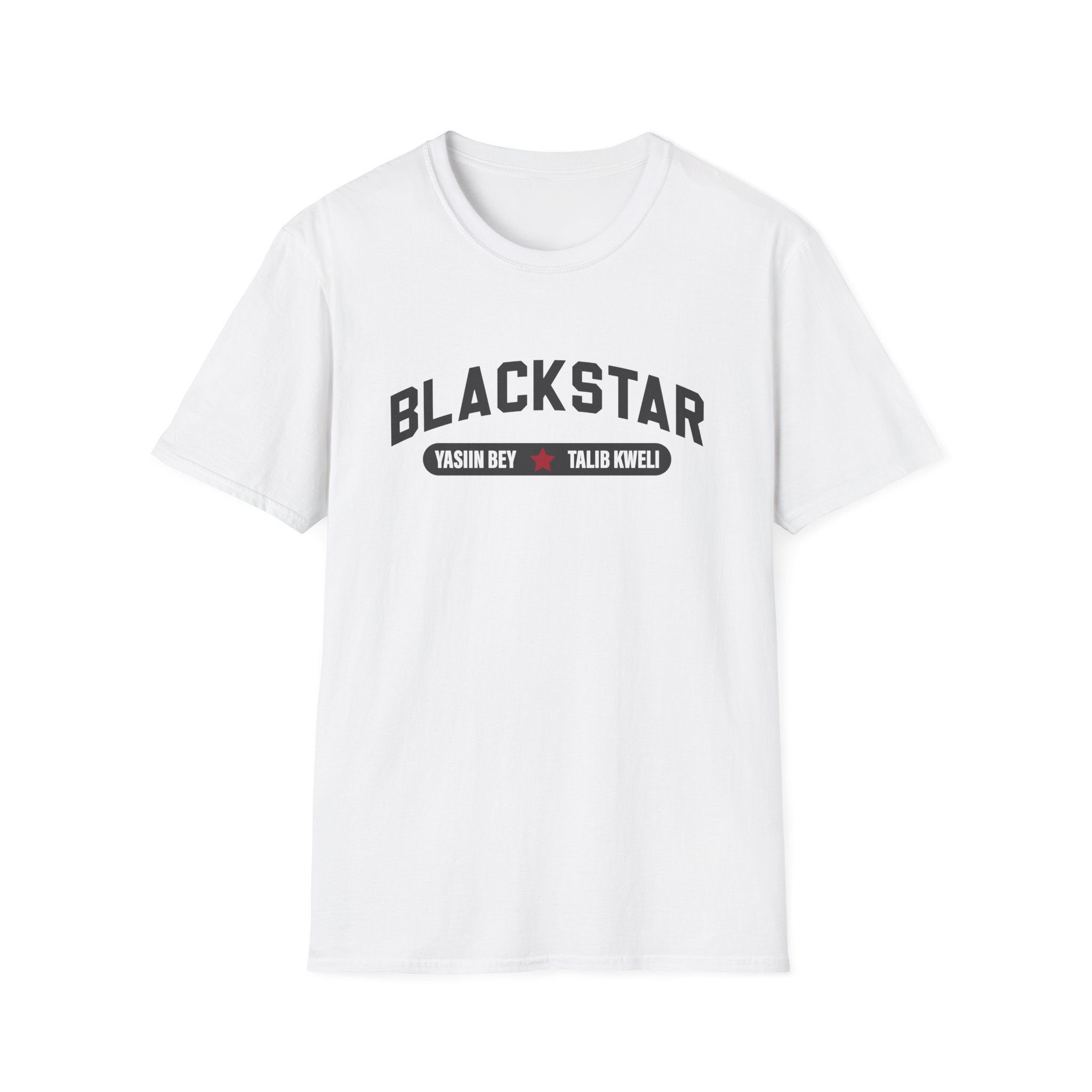 Black Star Varsity Unisex Softstyle T-Shirt
