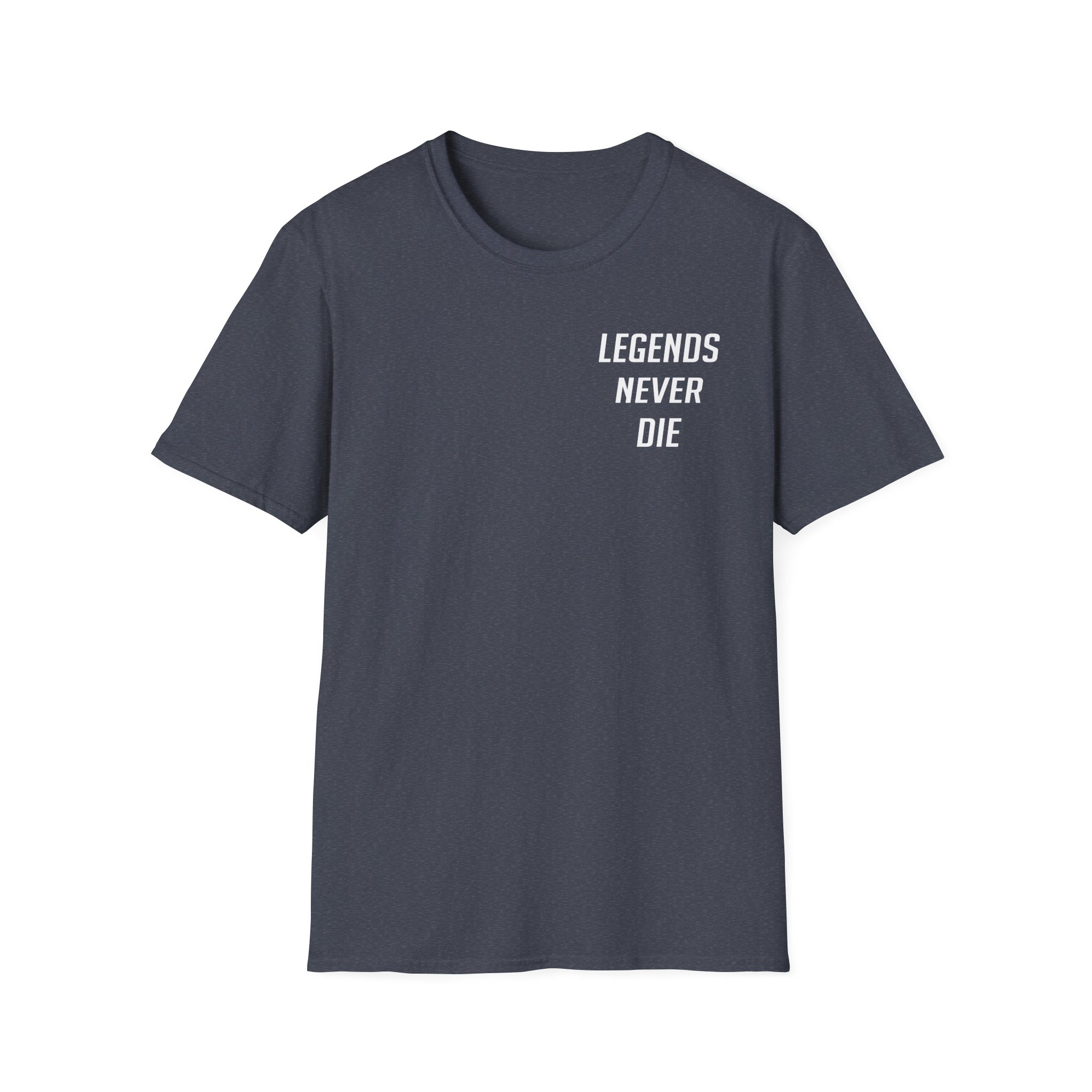 Teeqo Legends Never Die Unisex Softstyle T-Shirt