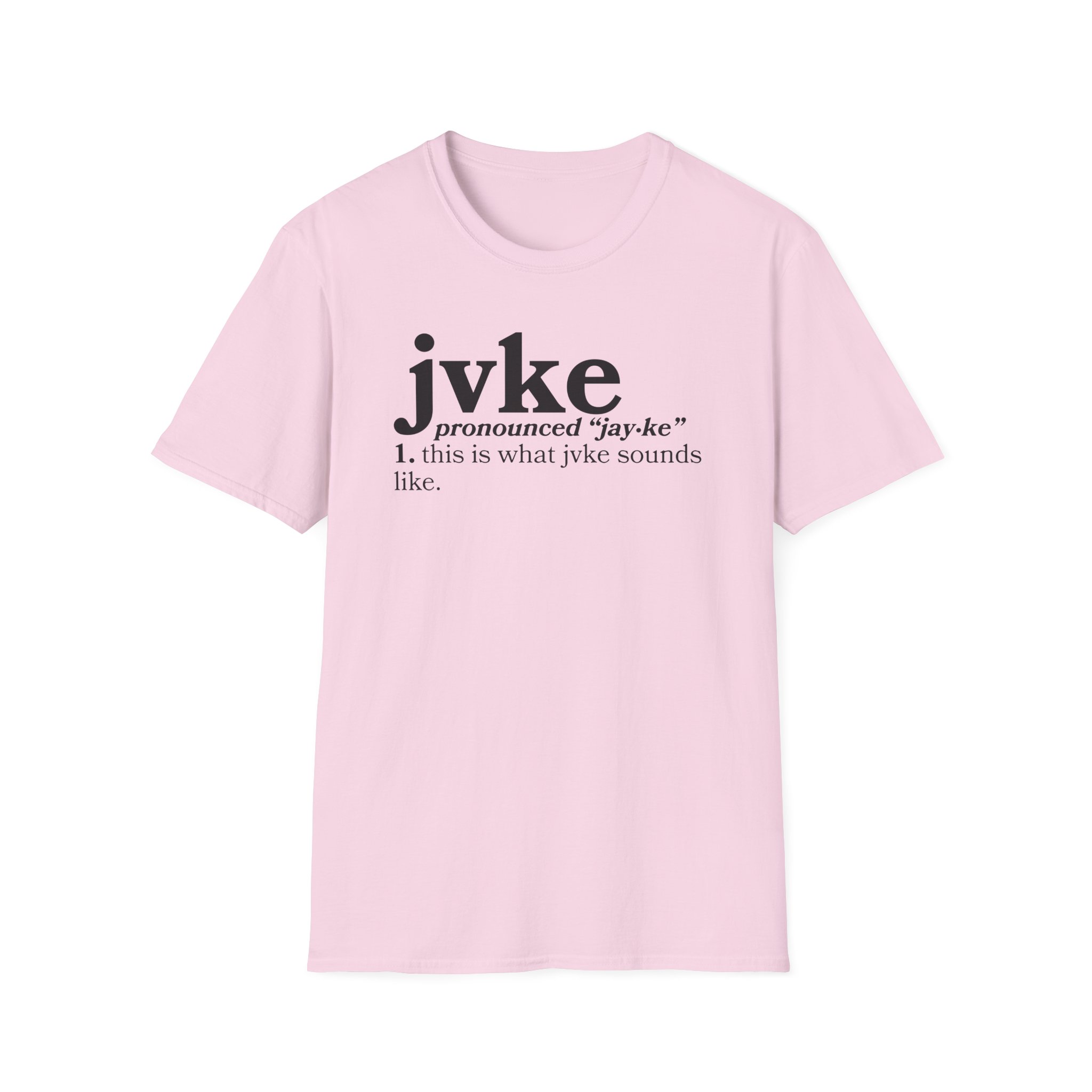 Jvke Pronunciation Unisex Softstyle T-Shirt