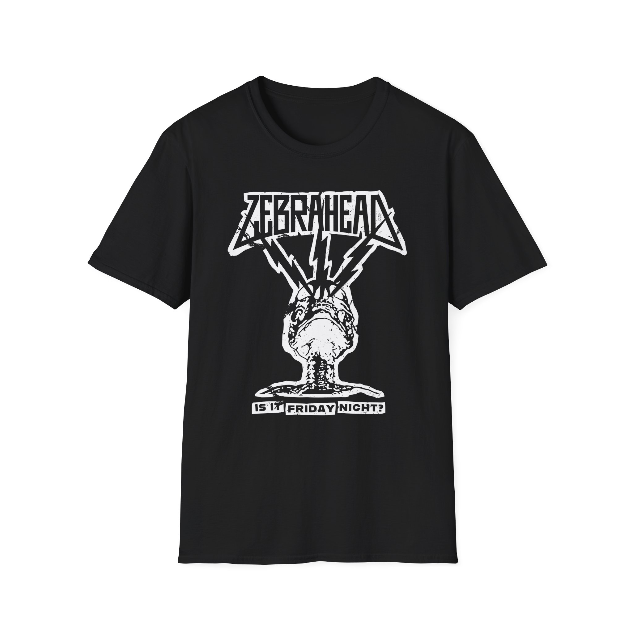 Zebrahead Lightning Skull Friday night tour Unisex Softstyle T-Shirt