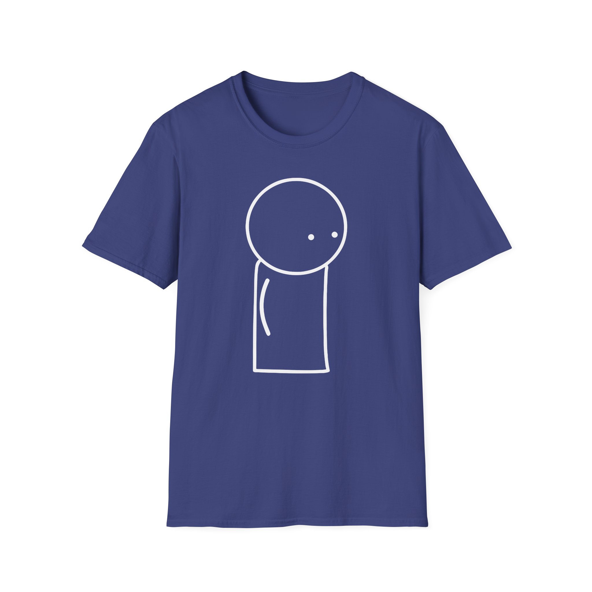 Oversimplified Character Unisex Softstyle T-Shirt