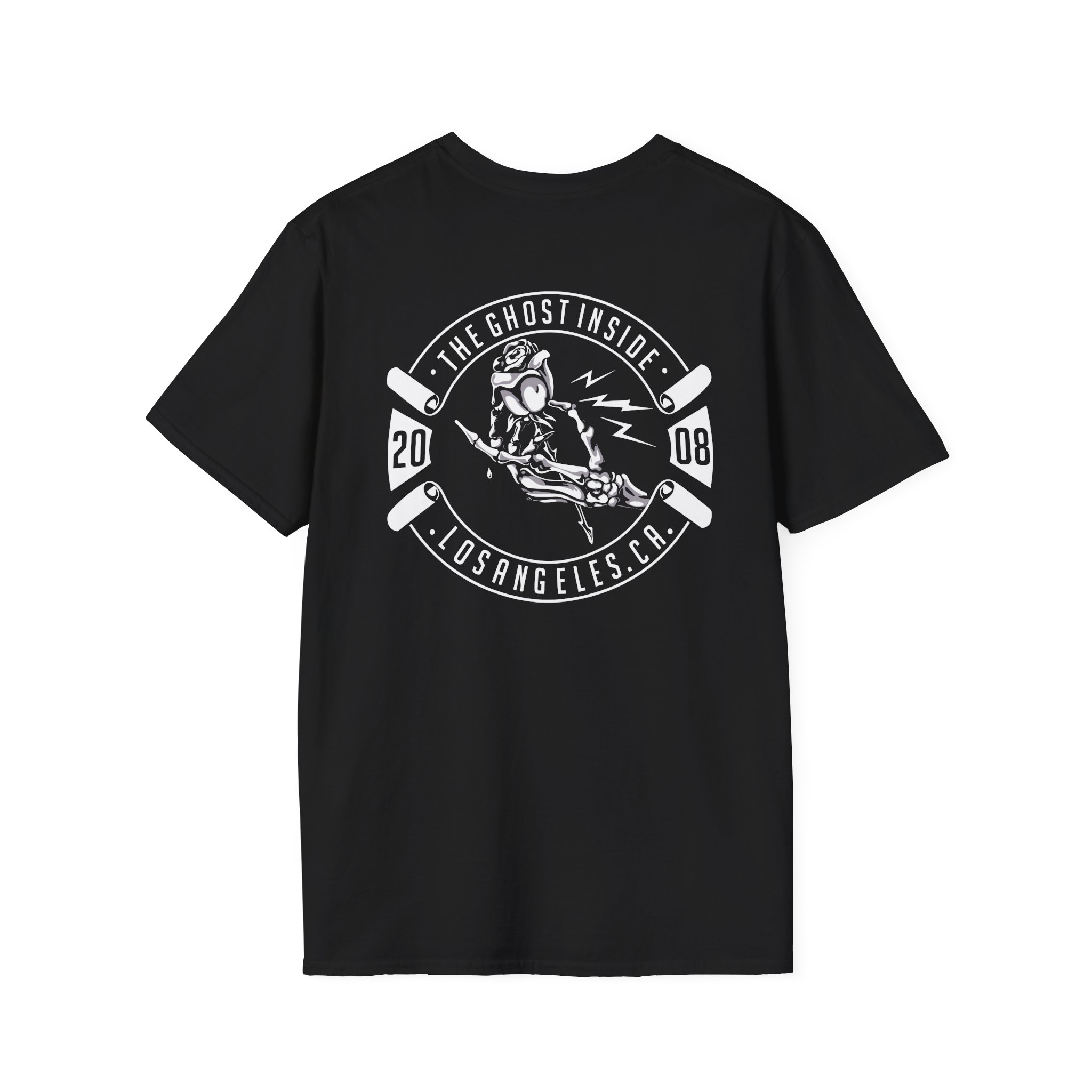 The Ghost Inside Skeleton Hand Unisex Softstyle T-Shirt