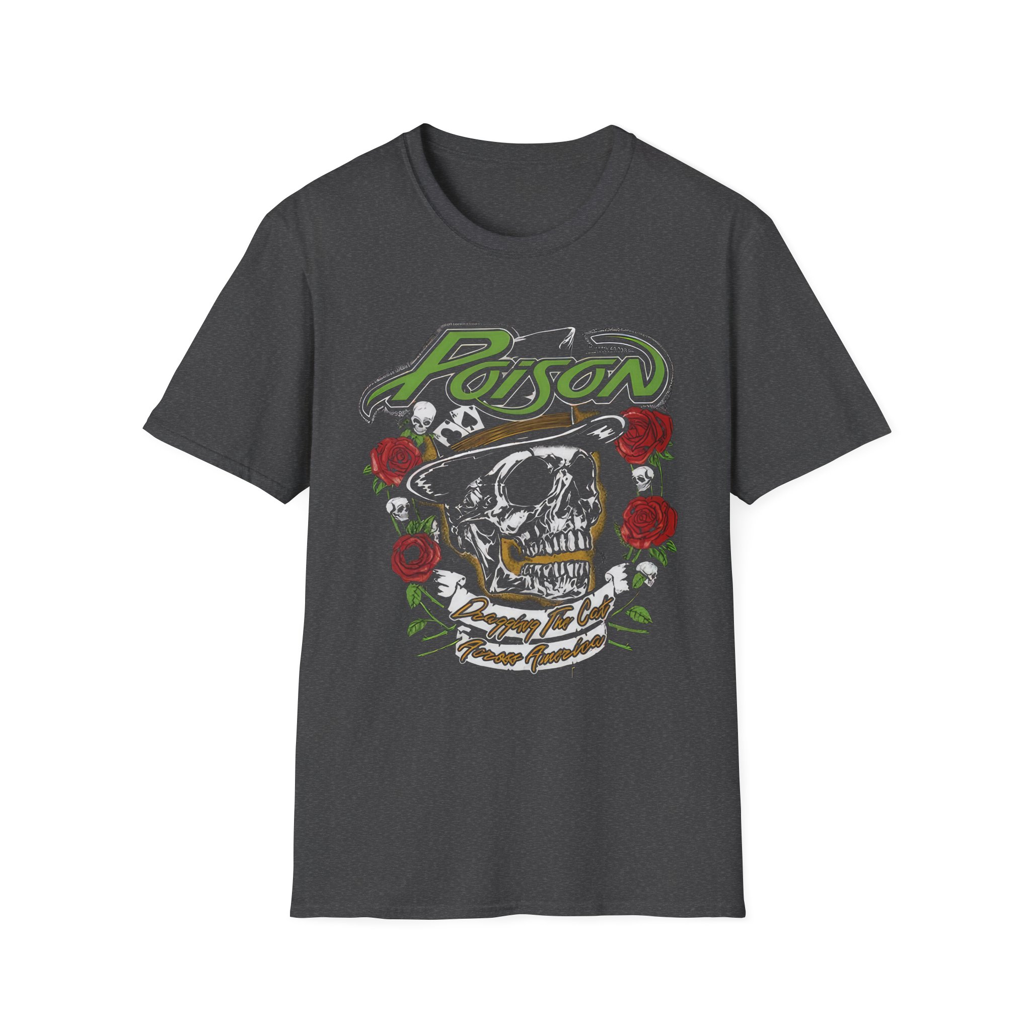 Poison Dragging the Cat Unisex Softstyle T-Shirt