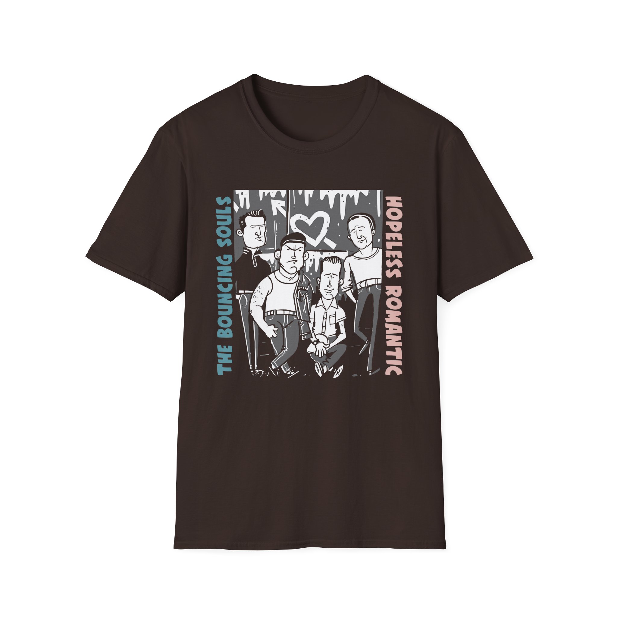 The Bouncing Souls Hopeless Romantic Unisex Softstyle T-Shirt