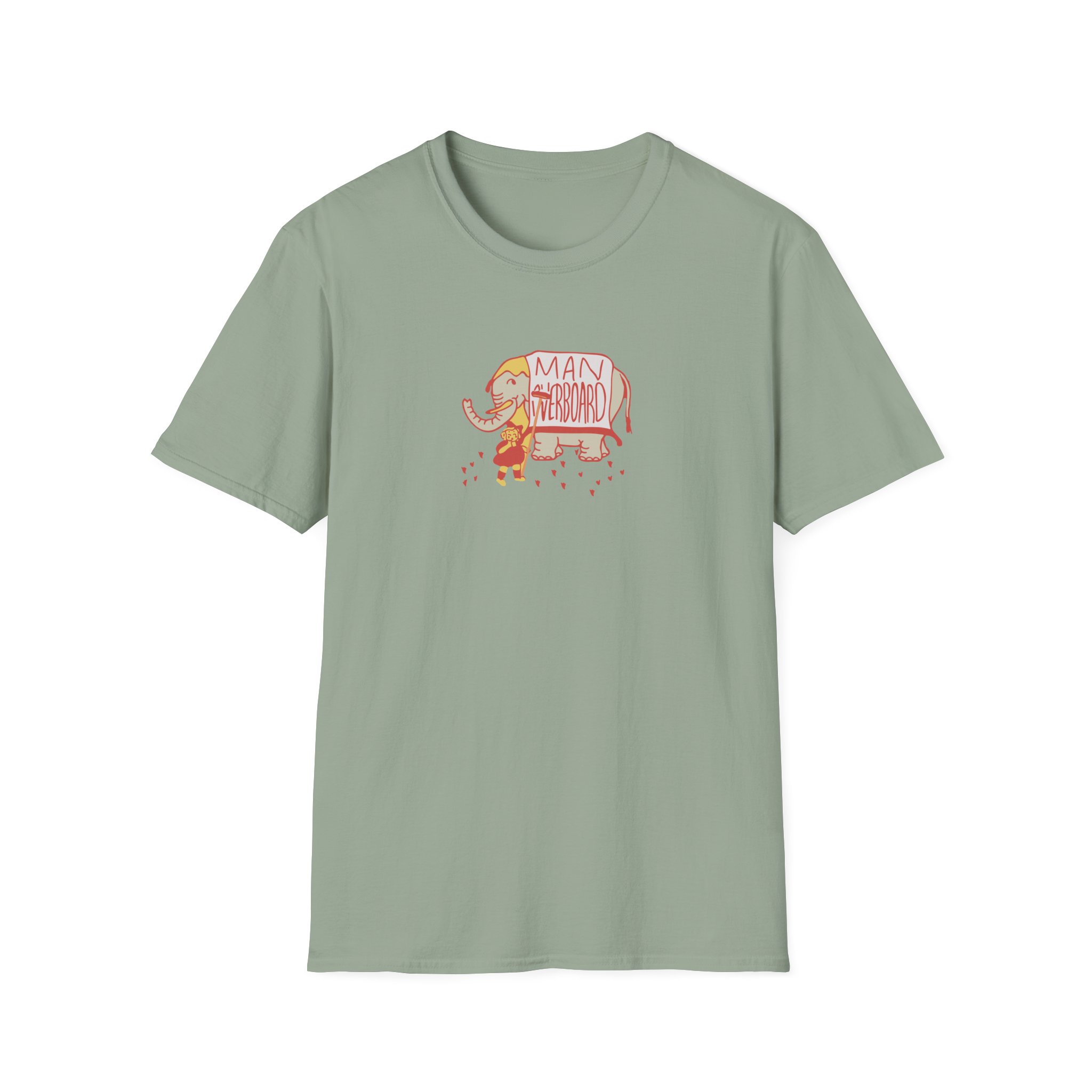 Man Overboard Elephant Unisex Softstyle T-Shirt