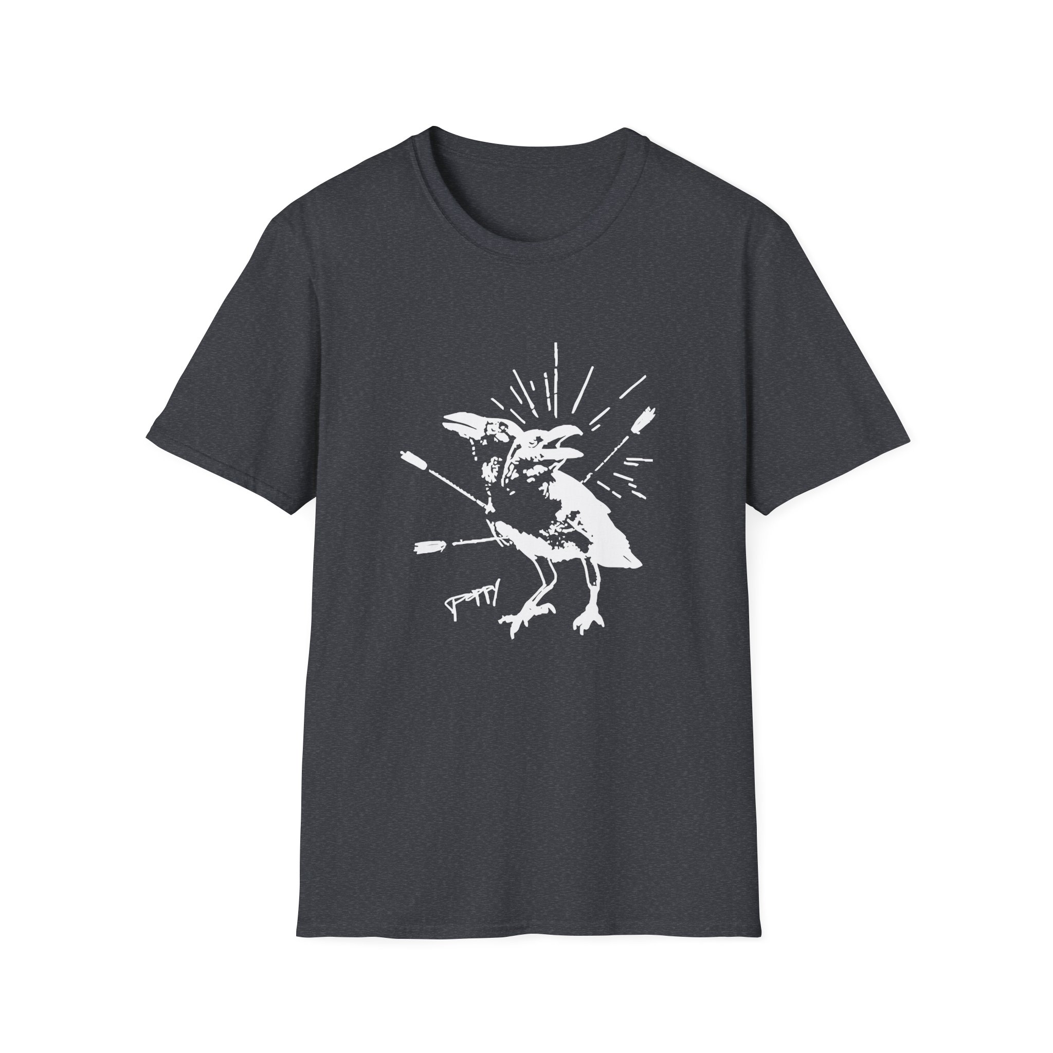 Poppy Coward Birds Unisex Softstyle T-Shirt