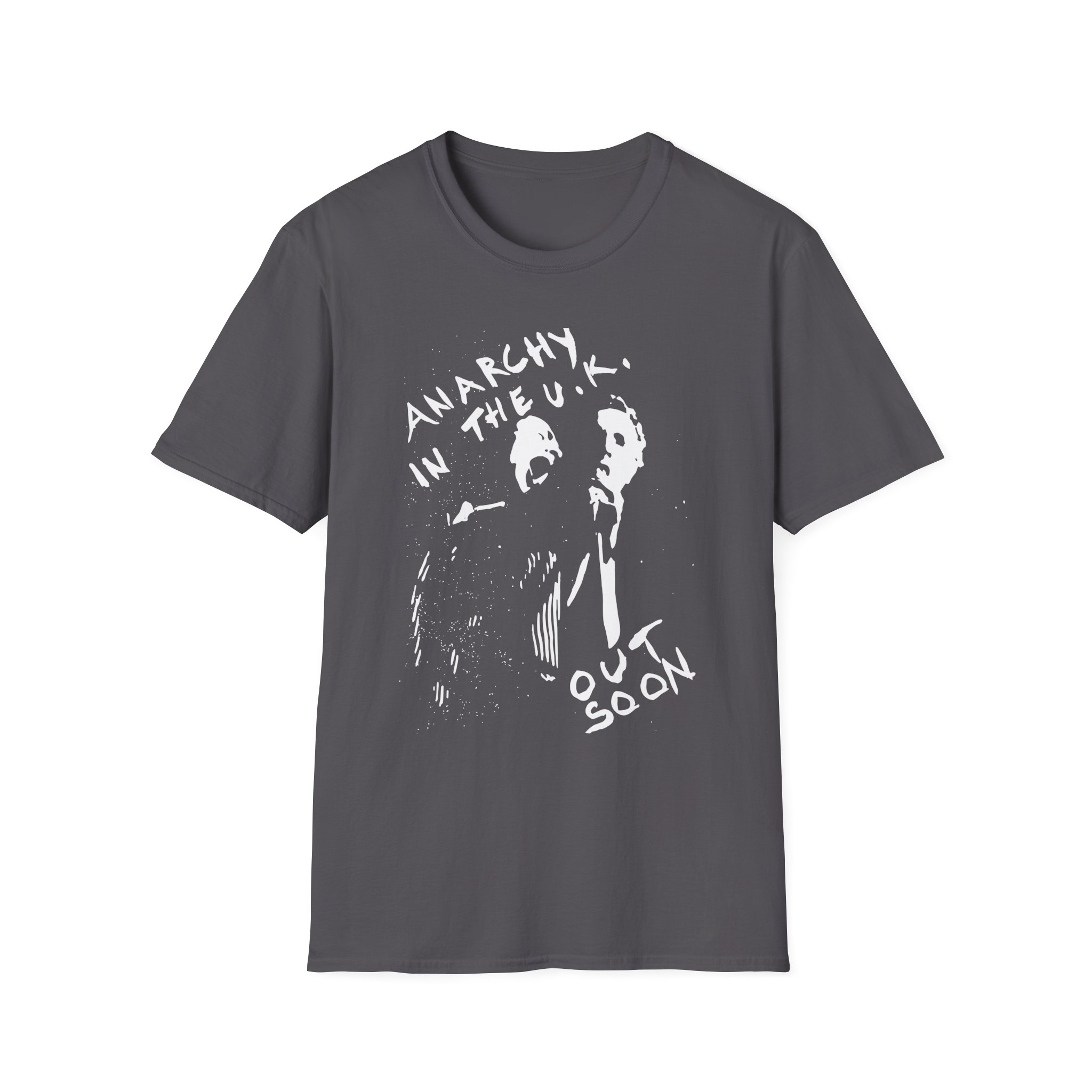 SP Anarchy in the Uk Out Soon Unisex Softstyle T-Shirt