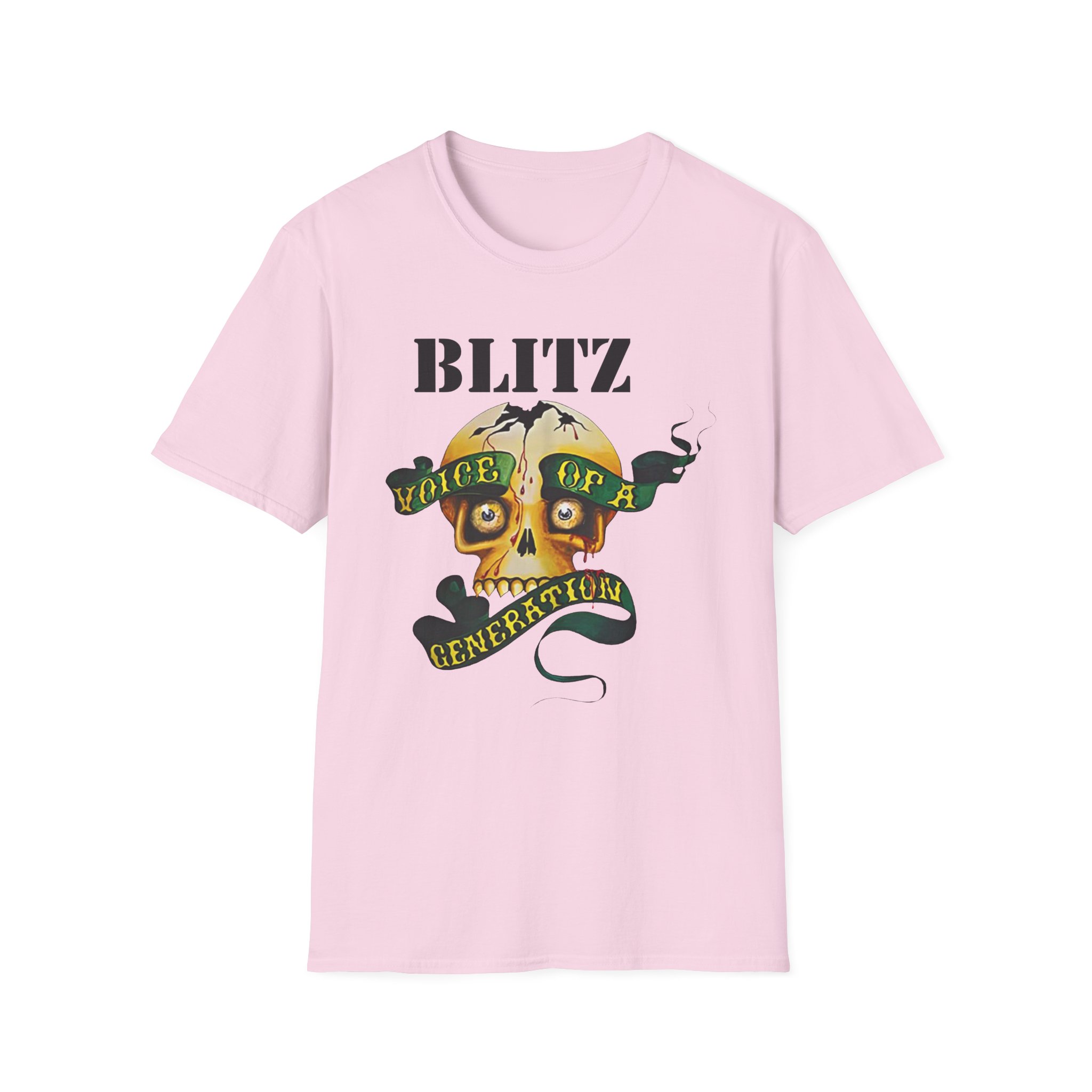 Blitz Voice Of A Generation Unisex Softstyle T-Shirt