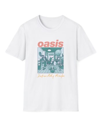 Oasis Definitely Maybe Artwork Unisex Softstyle T-Shirt