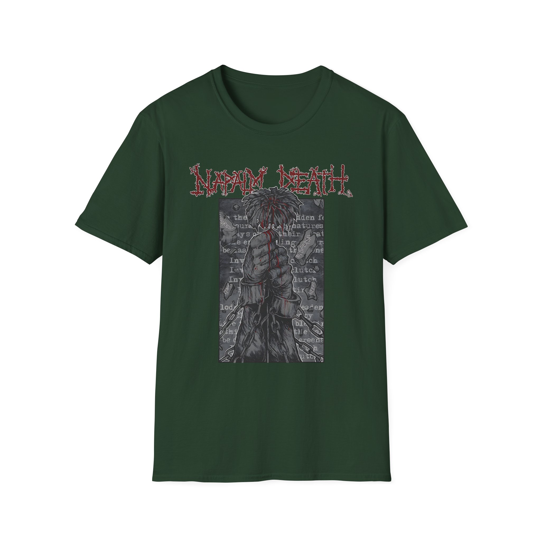 Napalm Death Invigorating Clutch Unisex Softstyle T-Shirt