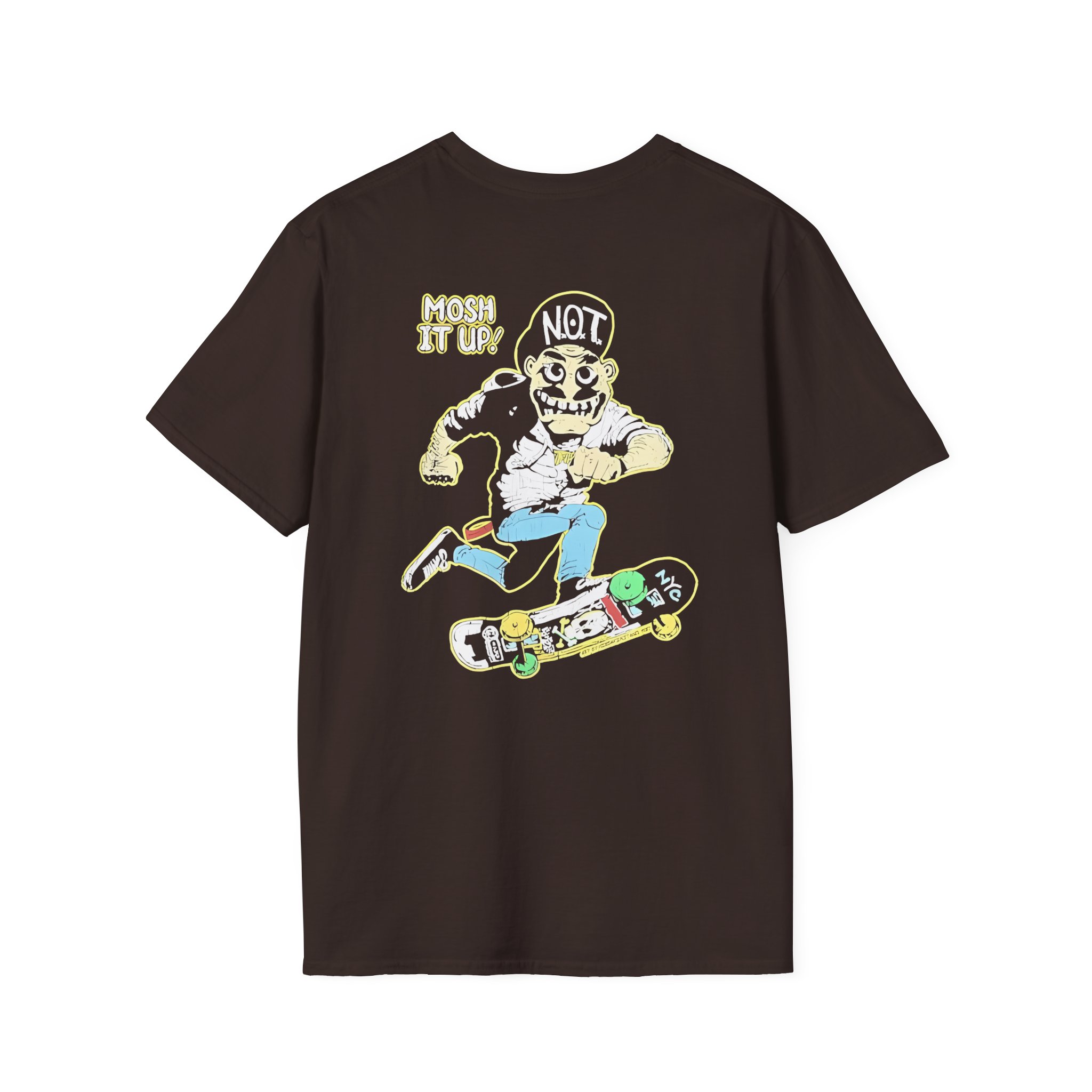 Anthrax Mosh It Up Skater Unisex Softstyle T-Shirt