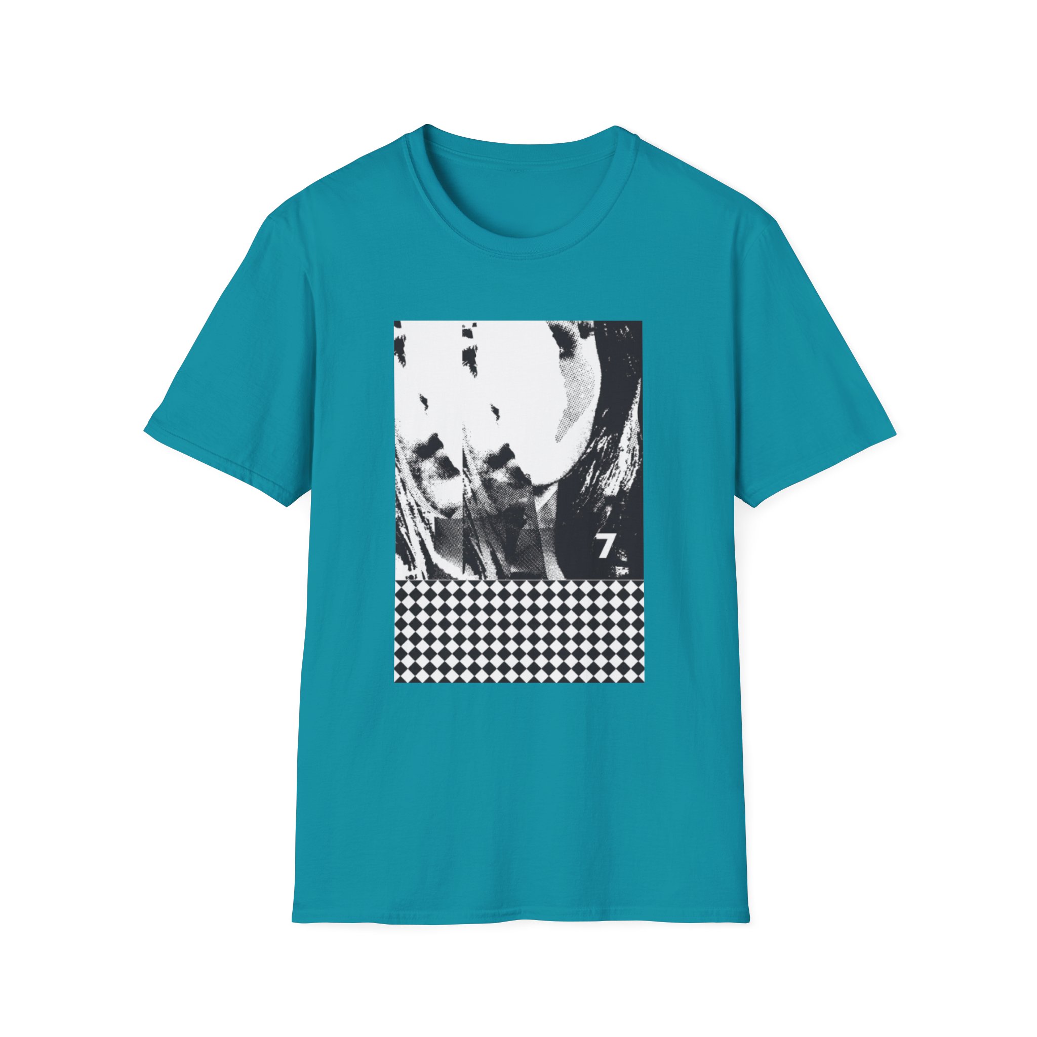 Beach House 7 Op Art Unisex Softstyle T-Shirt
