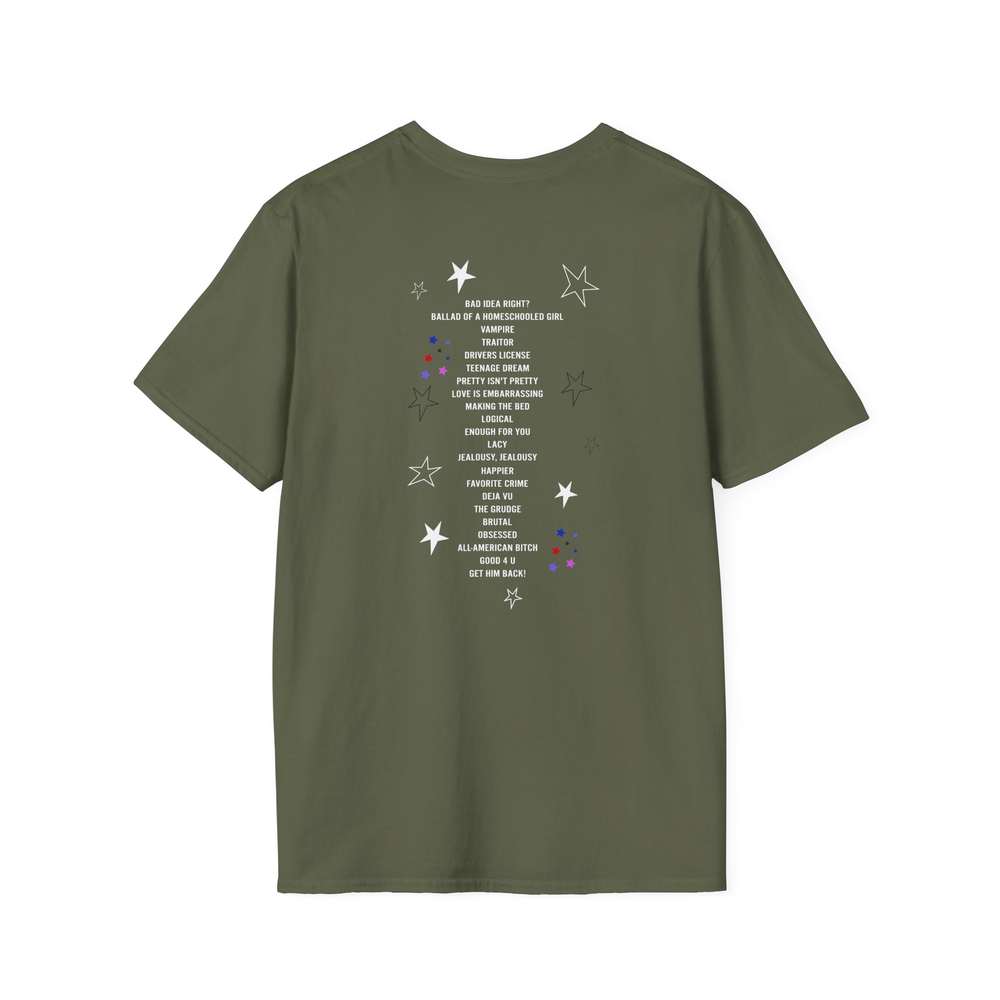 Olivia Rodrigo GUTS world tour unisex softstyle t-shirt