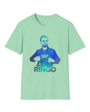 Ringo Starr Peace Now Mint Unisex Softstyle T-Shirt