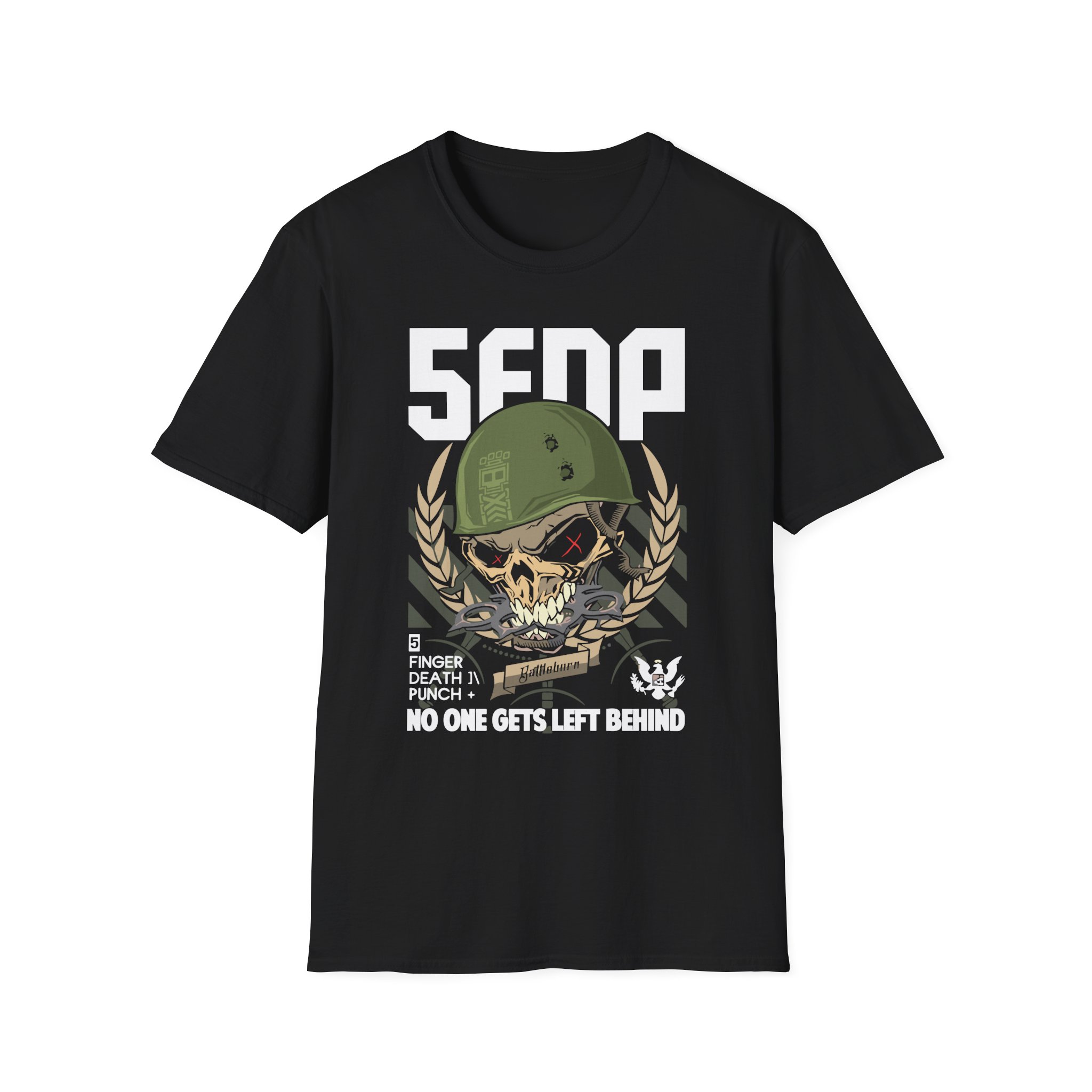 Five Finger Death Punch No One Gets Left Behind Unisex Softstyle T-Shirt
