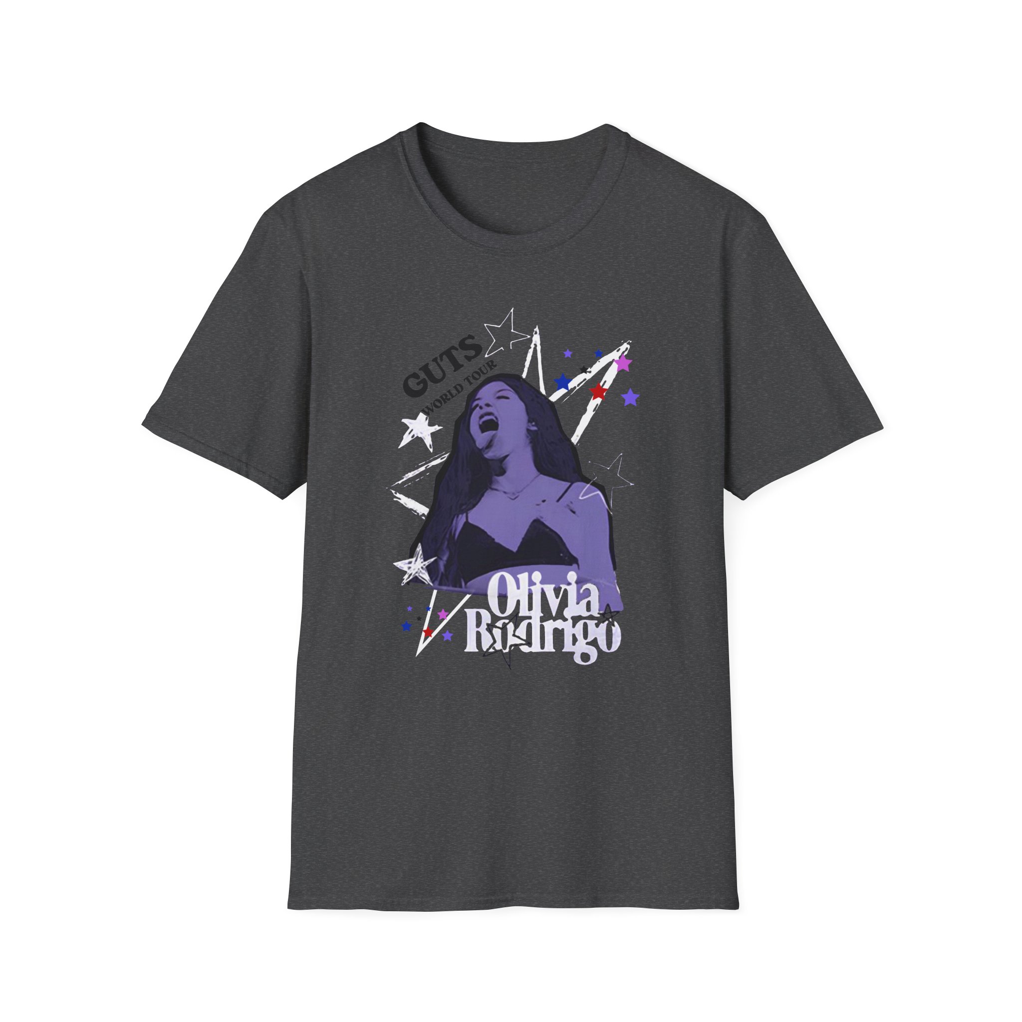 Olivia Rodrigo GUTS world tour unisex softstyle t-shirt
