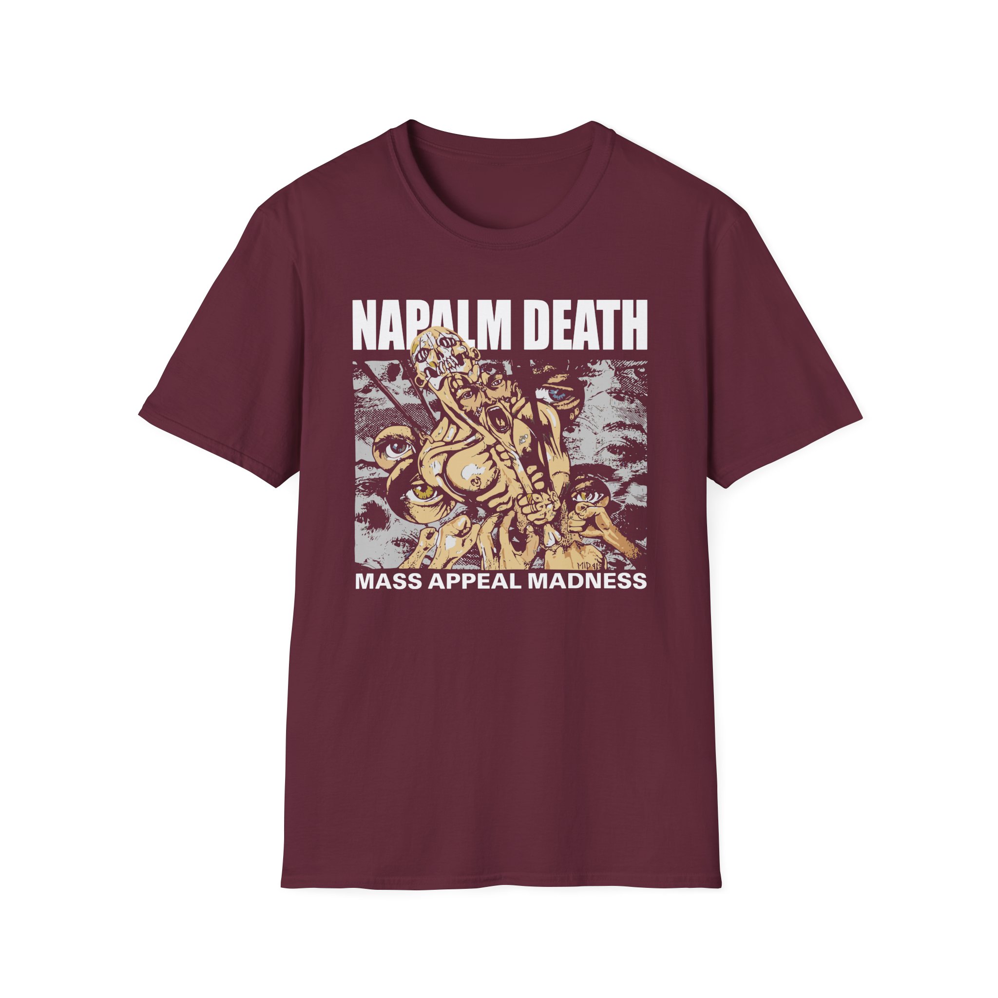 Napalm Death Mass Appeal Madness Unisex Softstyle T-Shirt