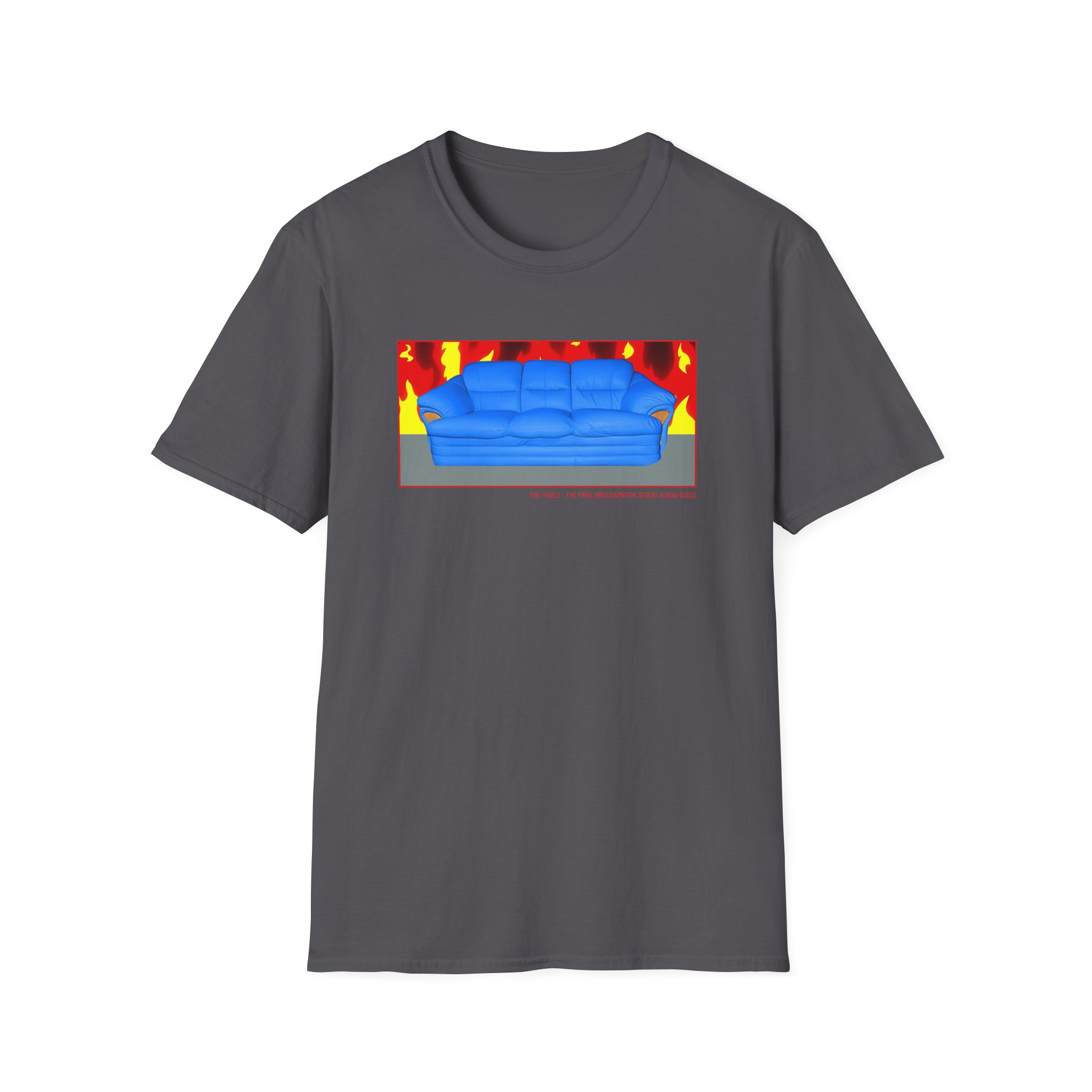 B Burning Couch Unisex Softstyle T-Shirt