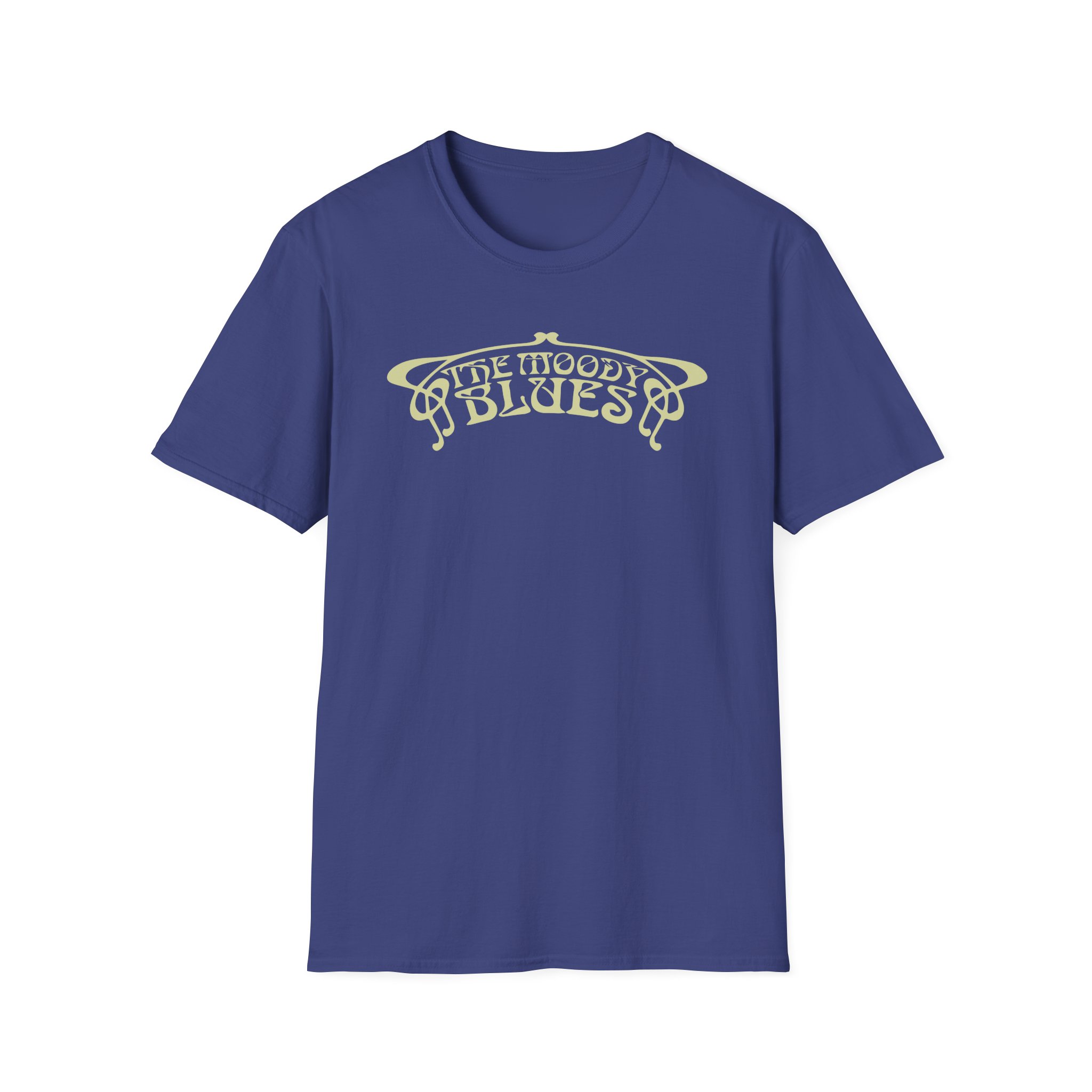The Moody Blues Distressed Logo Unisex Softstyle T-Shirt