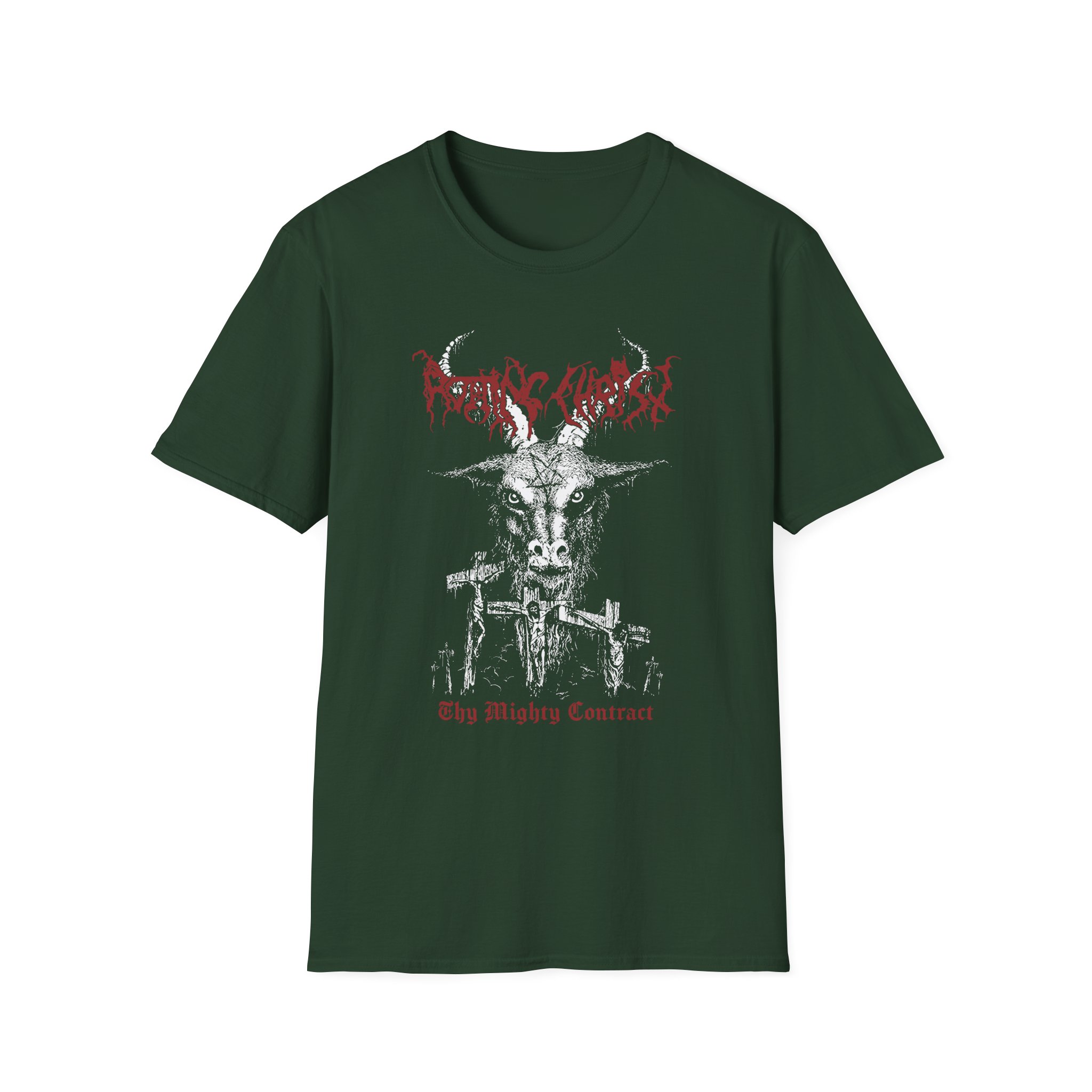 Rotting Christ Thy Might Contract Goat Unisex Softstyle T-Shirt