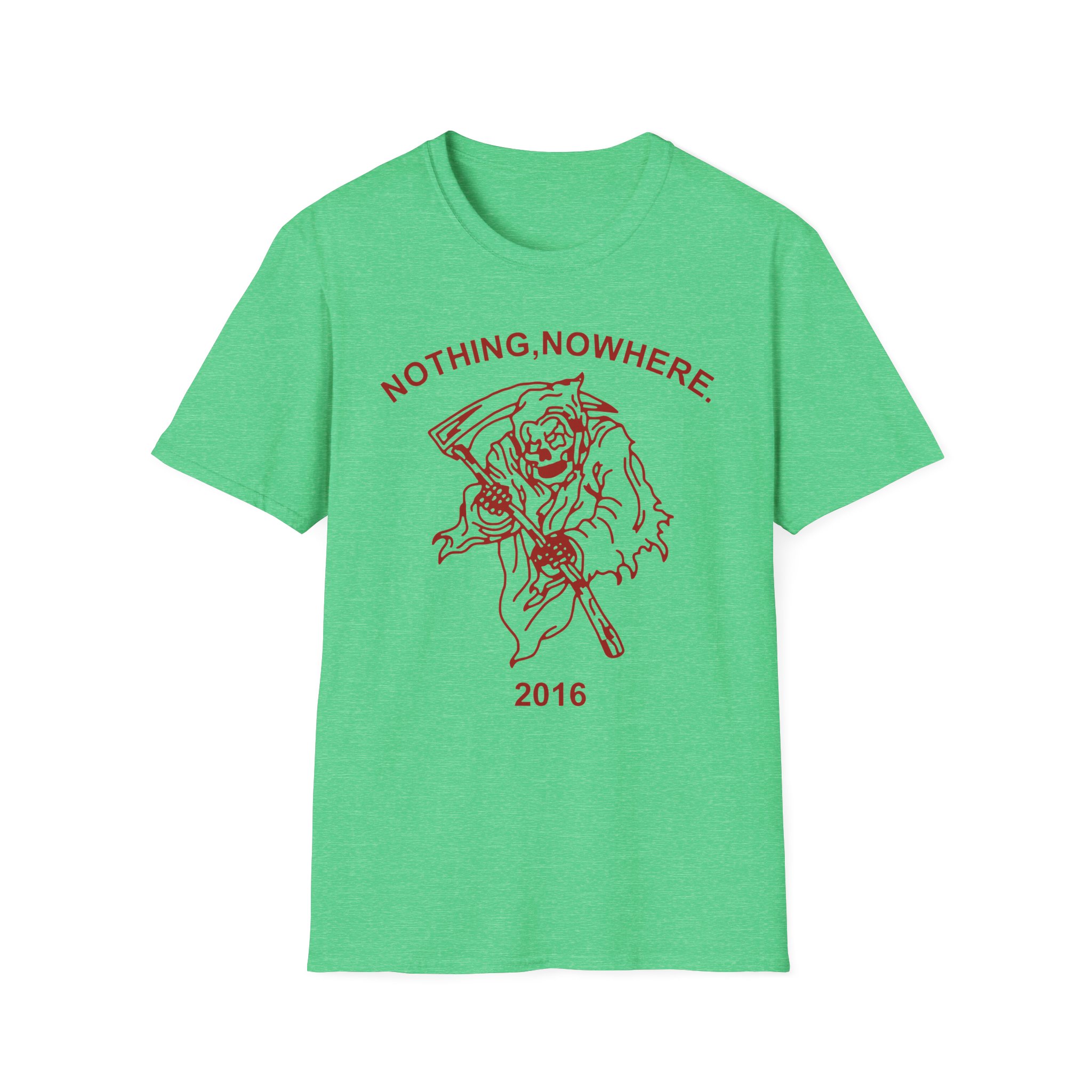 Nothing Nowhere Red Reaper unisex softstyle t-shirt