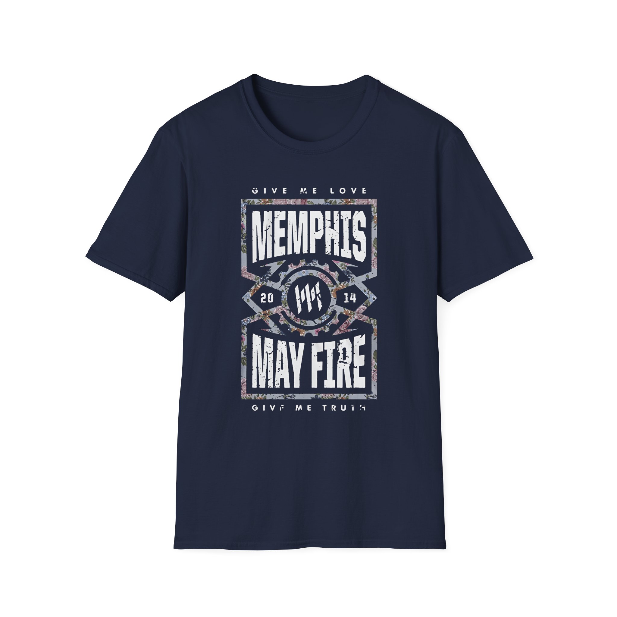 Memphis May Fire Give Me Love Floral Unisex Softstyle T-Shirt