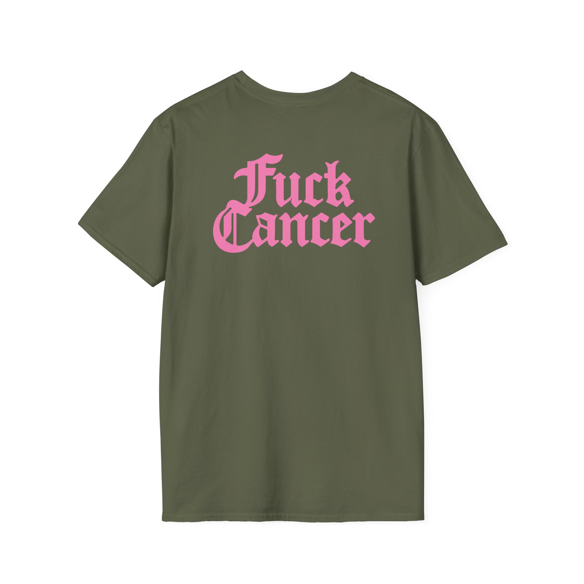 Guns N Roses Fuck Breast Cancer Unisex Softstyle T-Shirt