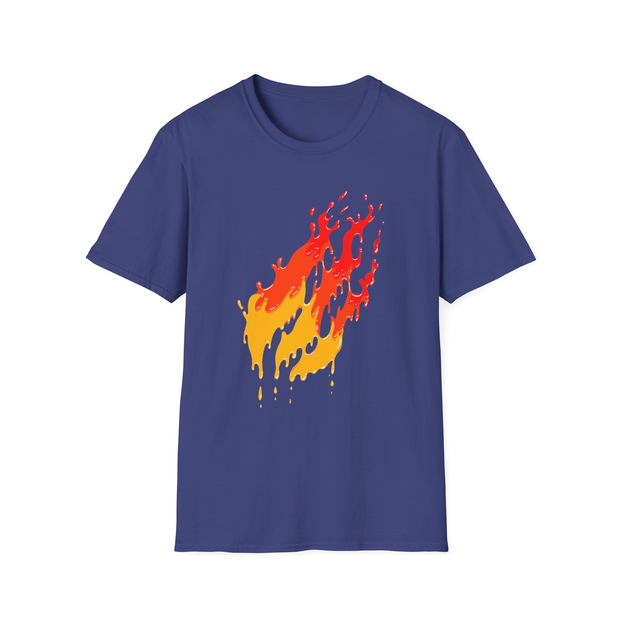Preston Fire Drip Unisex Softstyle T-Shirt