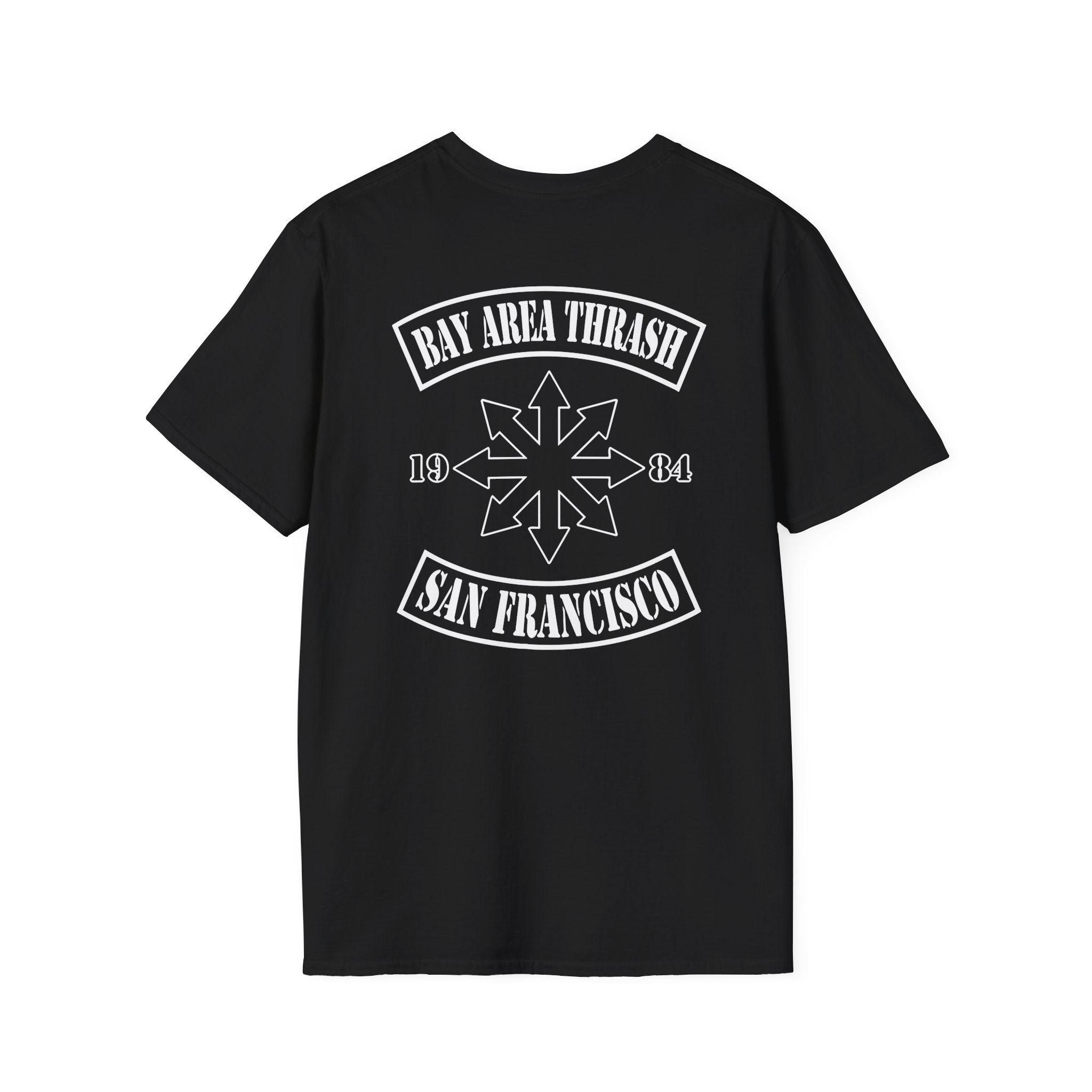 Heathen Bay Area Thrash Unisex Softstyle T-Shirt