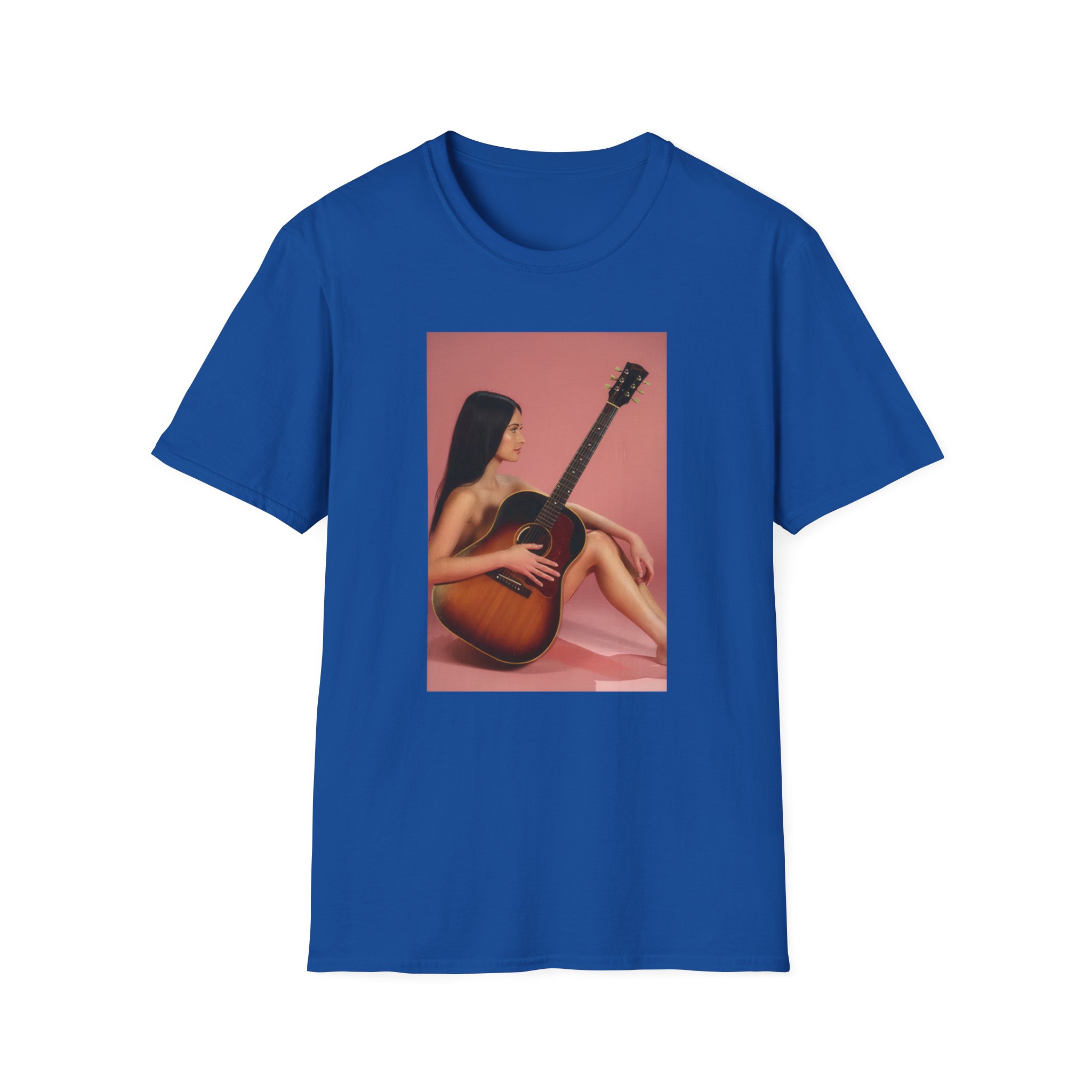 Kacey Musgraves Guitar Photo Unisex Softstyle T-Shirt