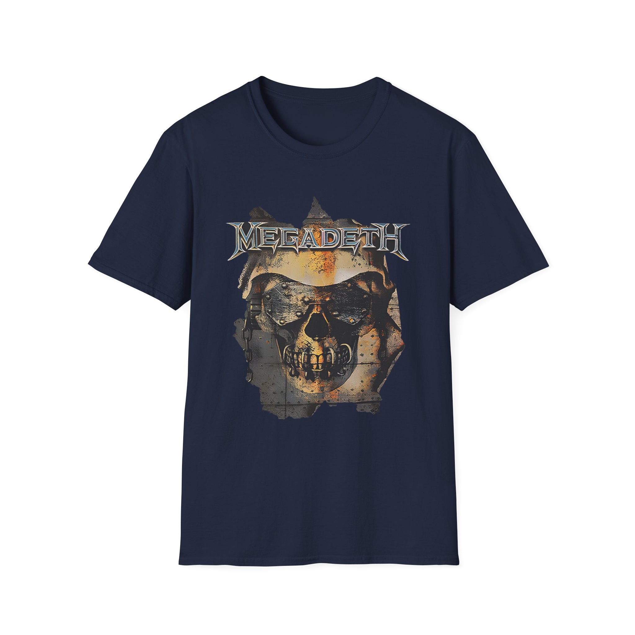 Megadeth Youthanasia Ripped Vic Unisex Softstyle T-Shirt