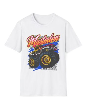 Mastodon Monster Truck Unisex Softstyle T-Shirt