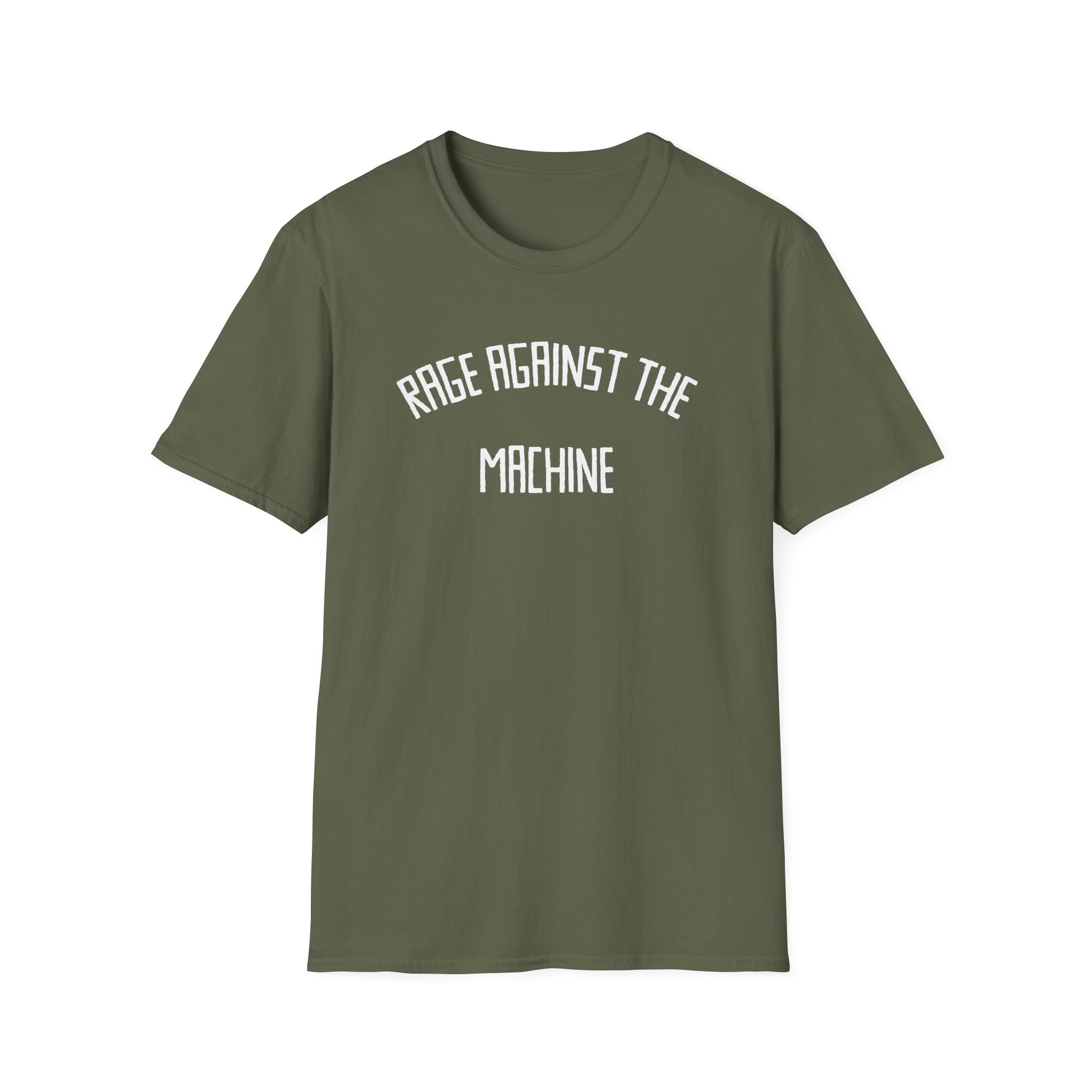Rage Against the Machine Text Unisex Softstyle T-Shirt