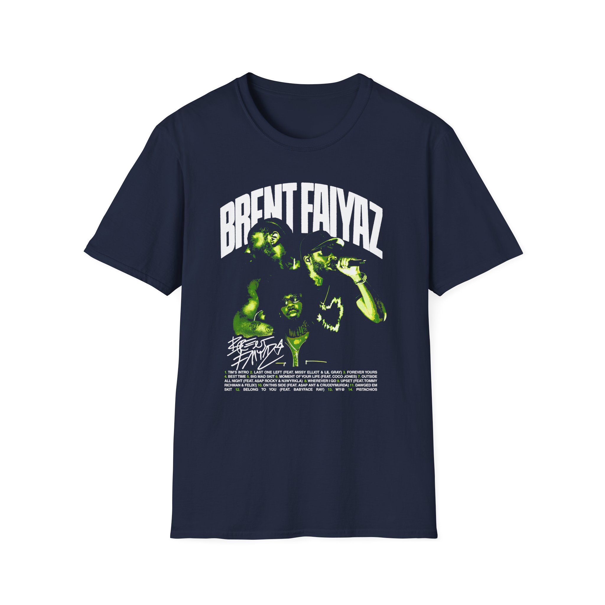 Brent Faiyaz Larger Than Life Album Unisex Softstyle T-Shirt