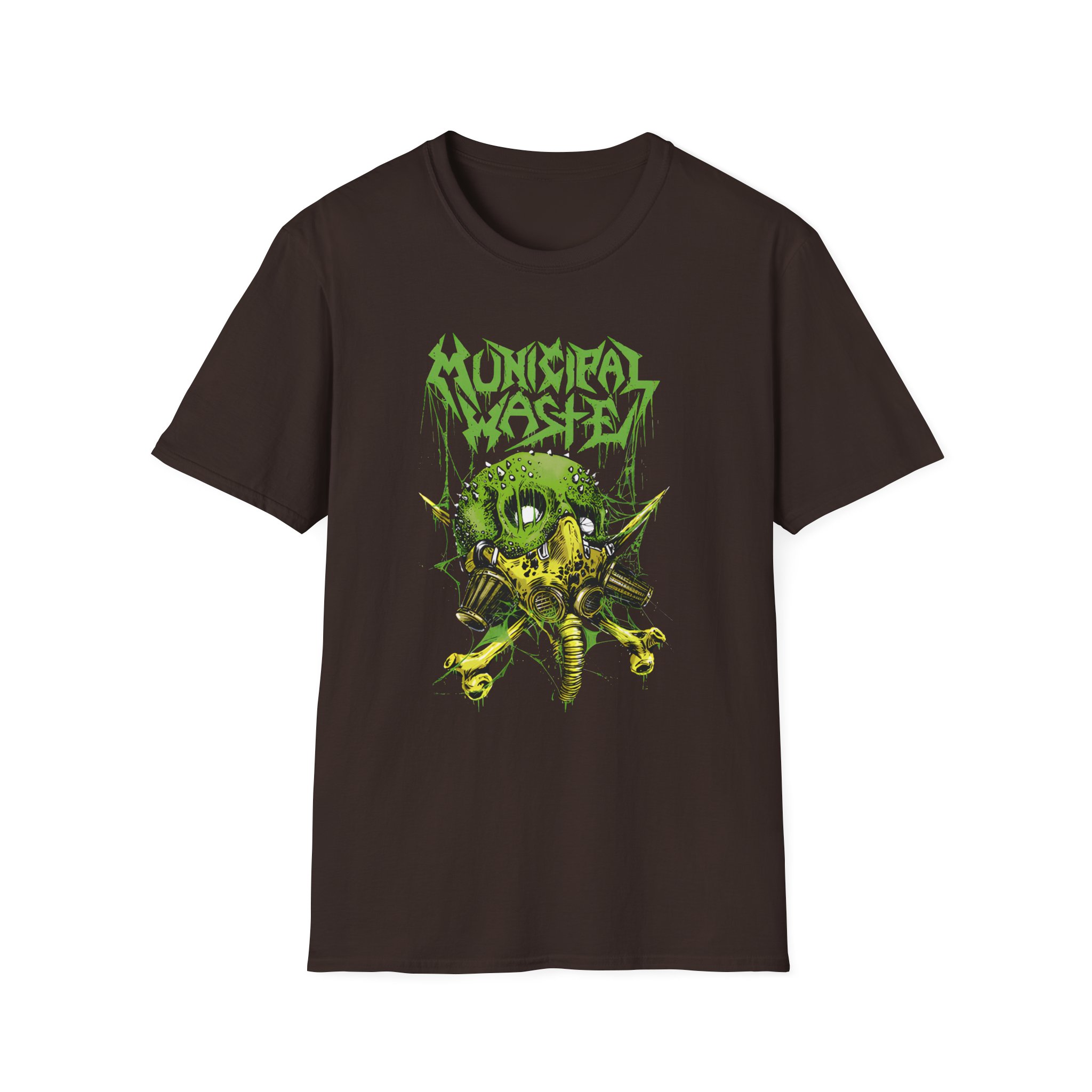 Municipal Waste Gasmask Zombie Unisex Softstyle T-Shirt