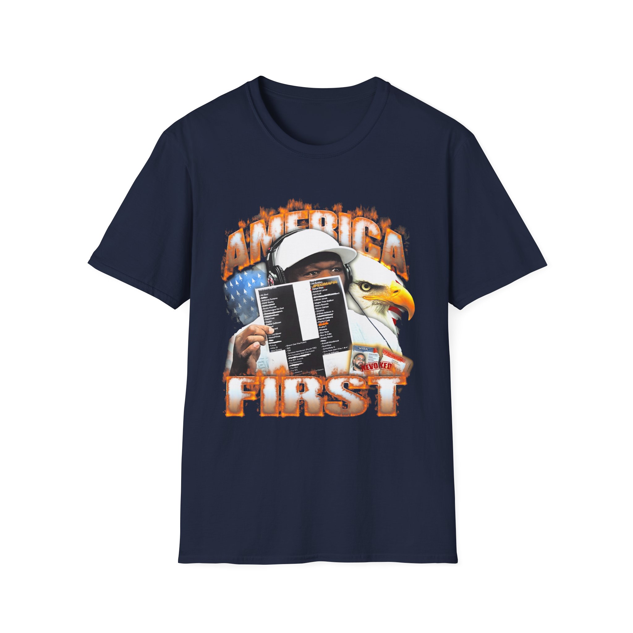 Jpegmafia America First Unisex Softstyle T-Shirt