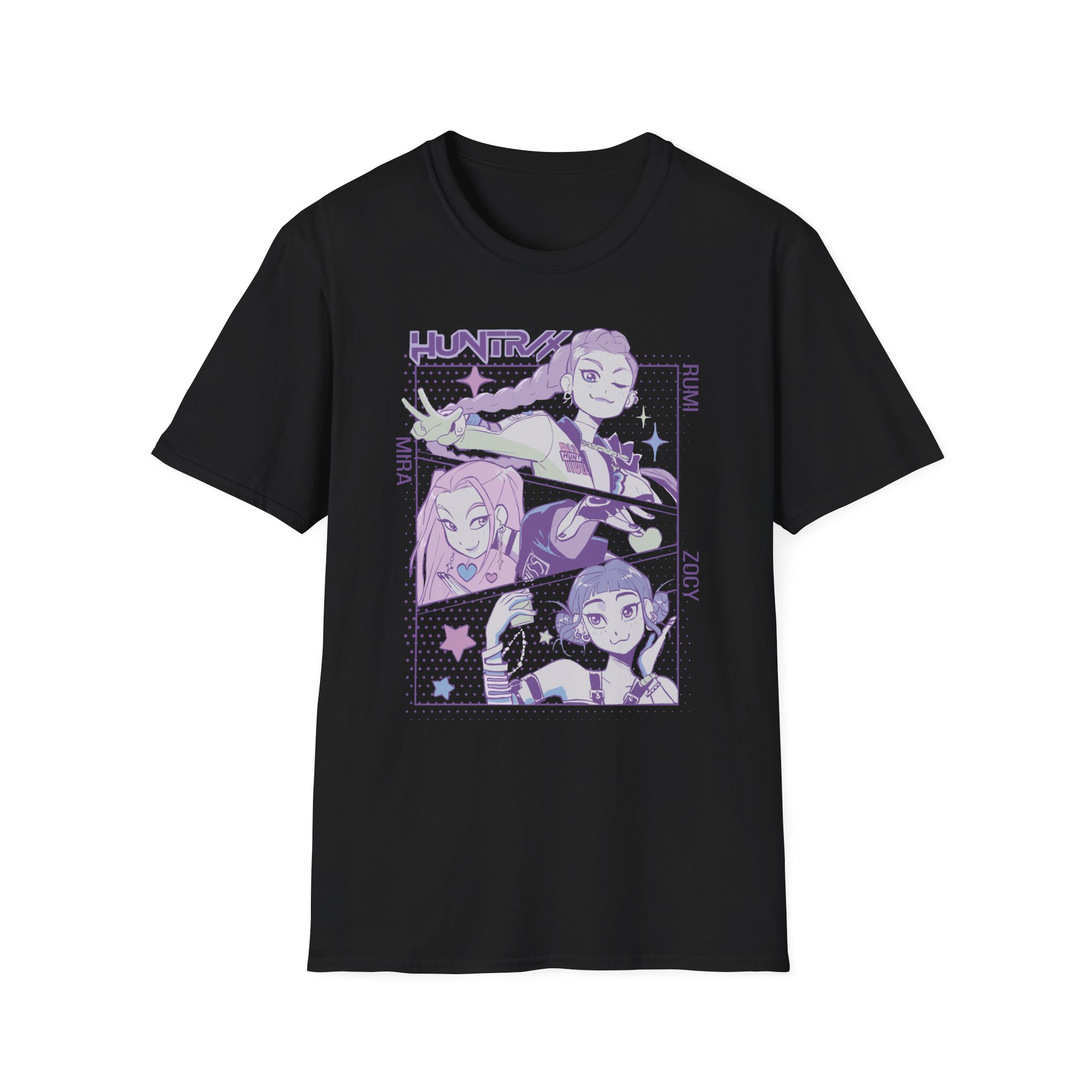 Kpop Demon Hunters Huntrix Unisex Softstyle T-Shirt