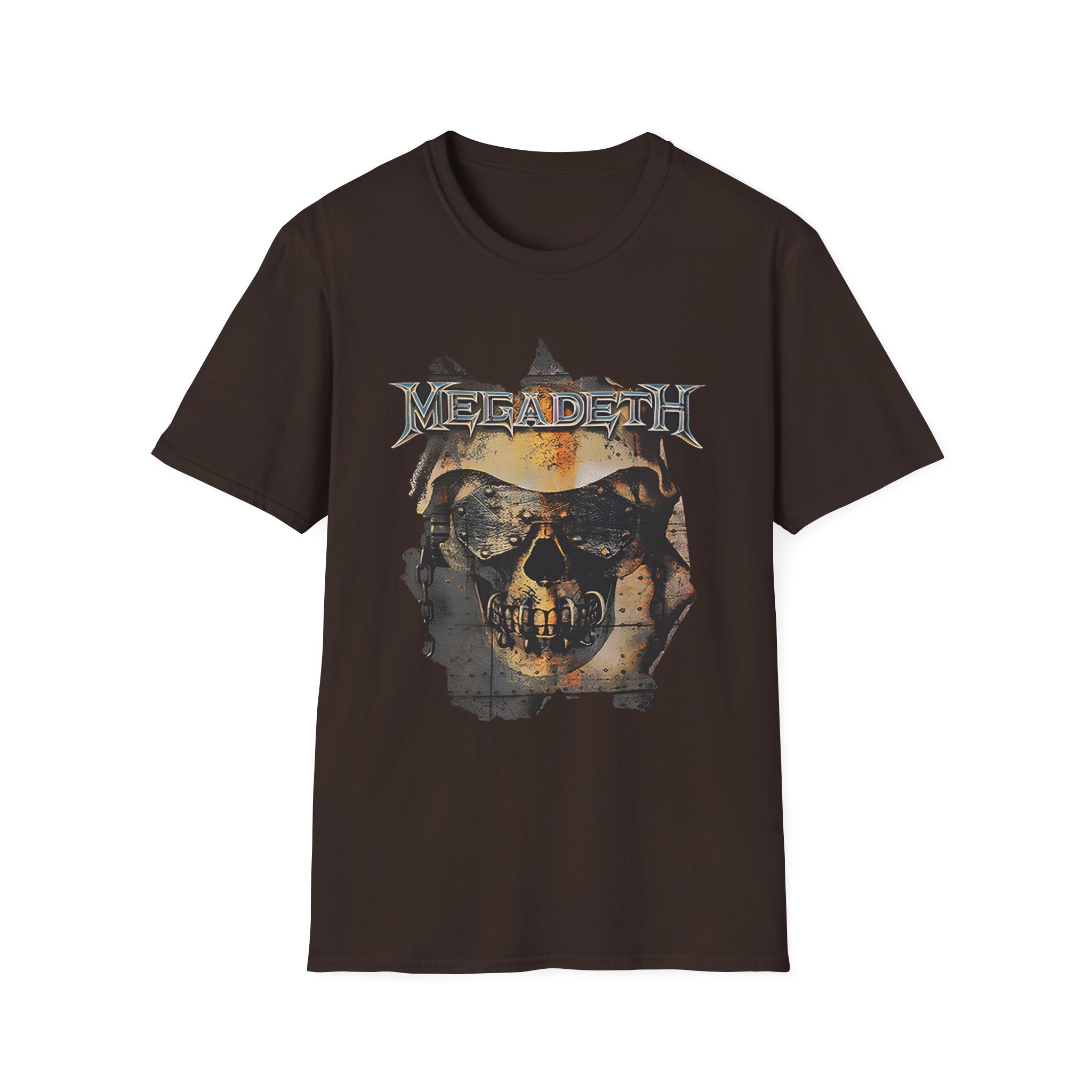 Megadeth Youthanasia Ripped Vic Unisex Softstyle T-Shirt