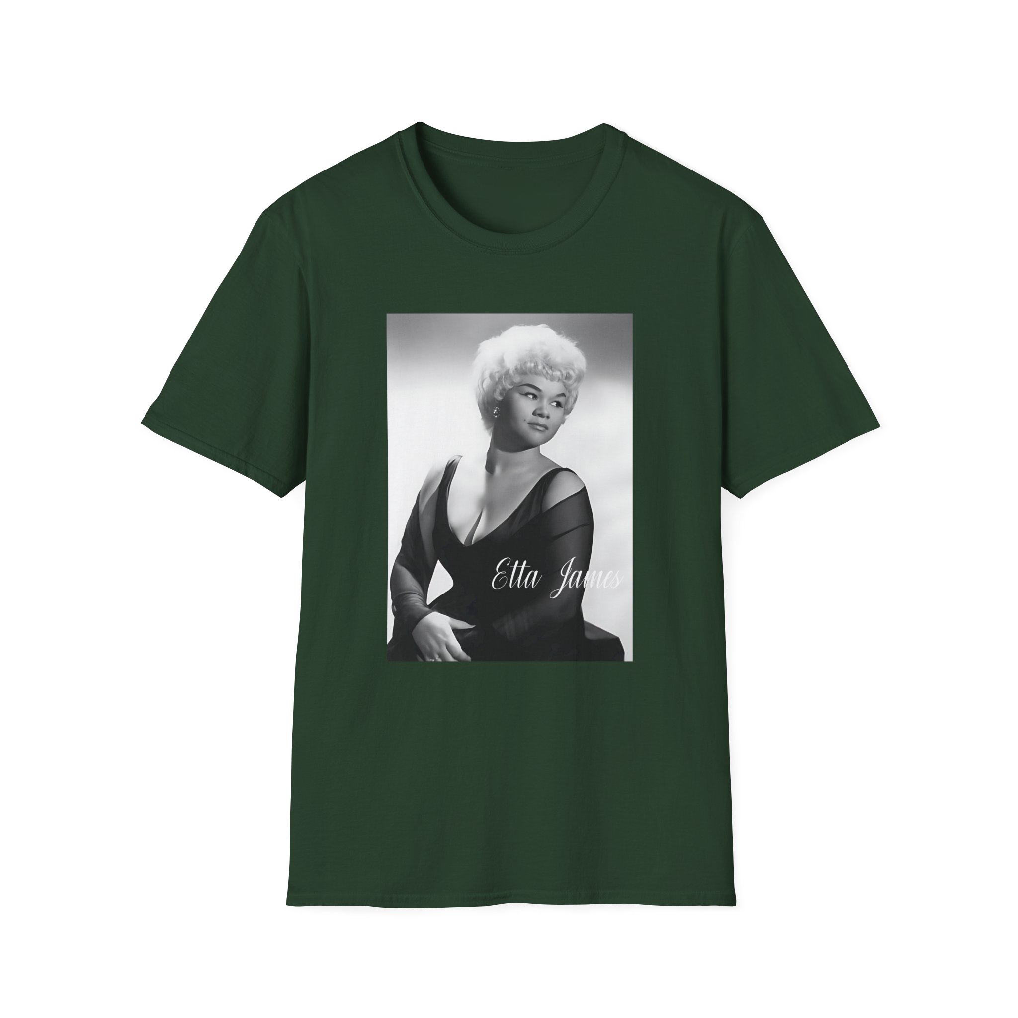 Etta James Portrait Unisex Softstyle T-Shirt