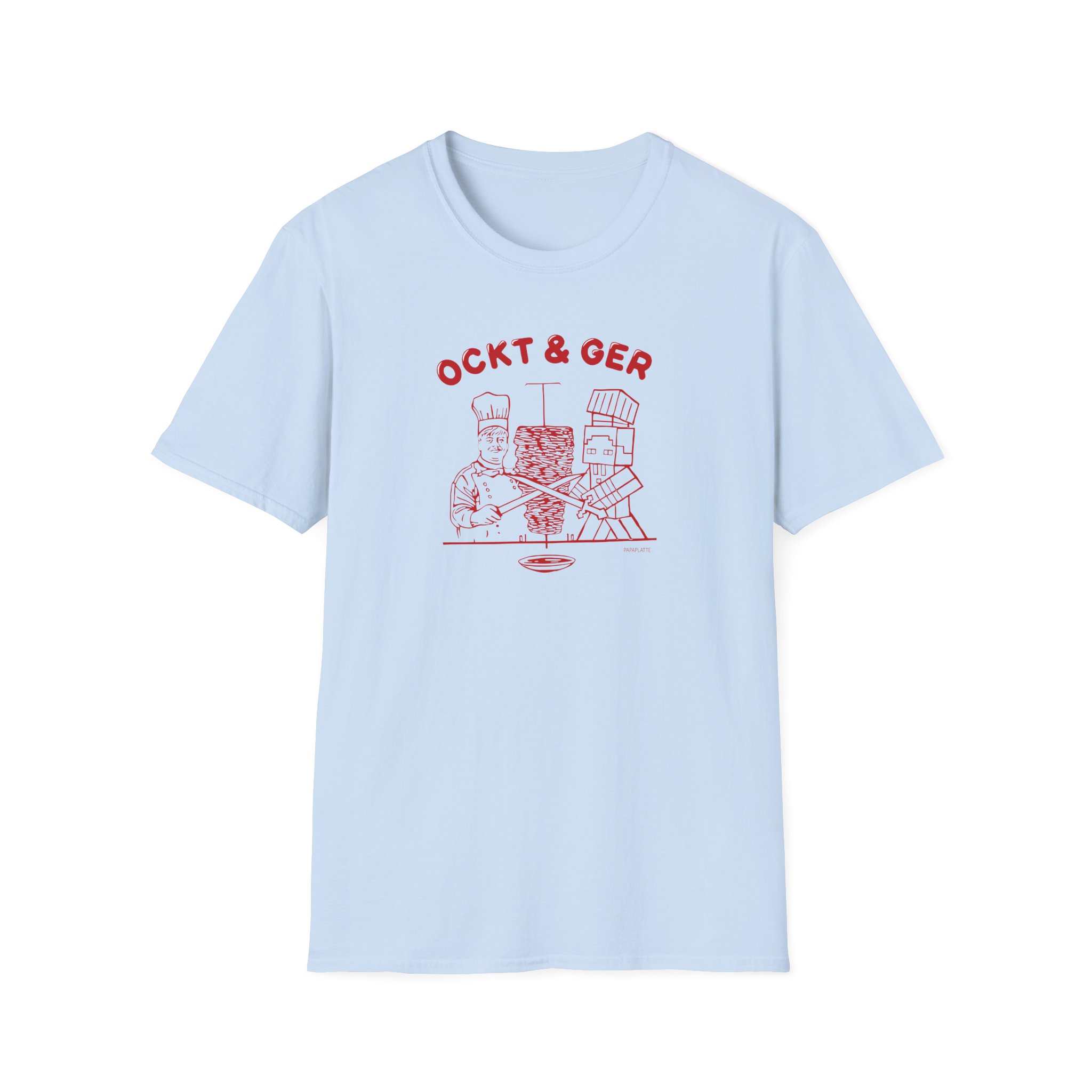 Papaplatte OCKT & GER Unisex Softstyle T-Shirt