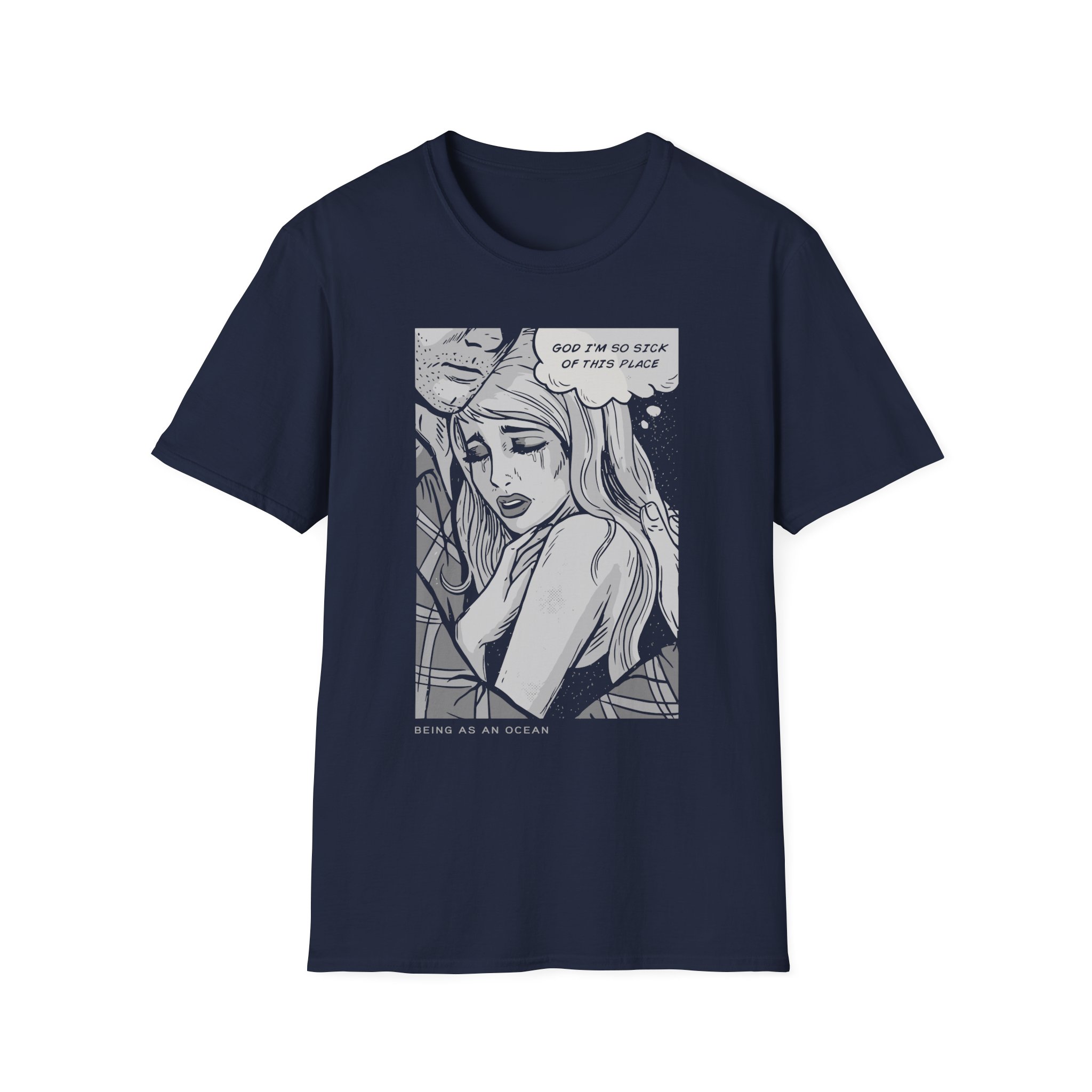 Being as an Ocean Comic Girl 10 Year Unisex Softstyle T-Shirt